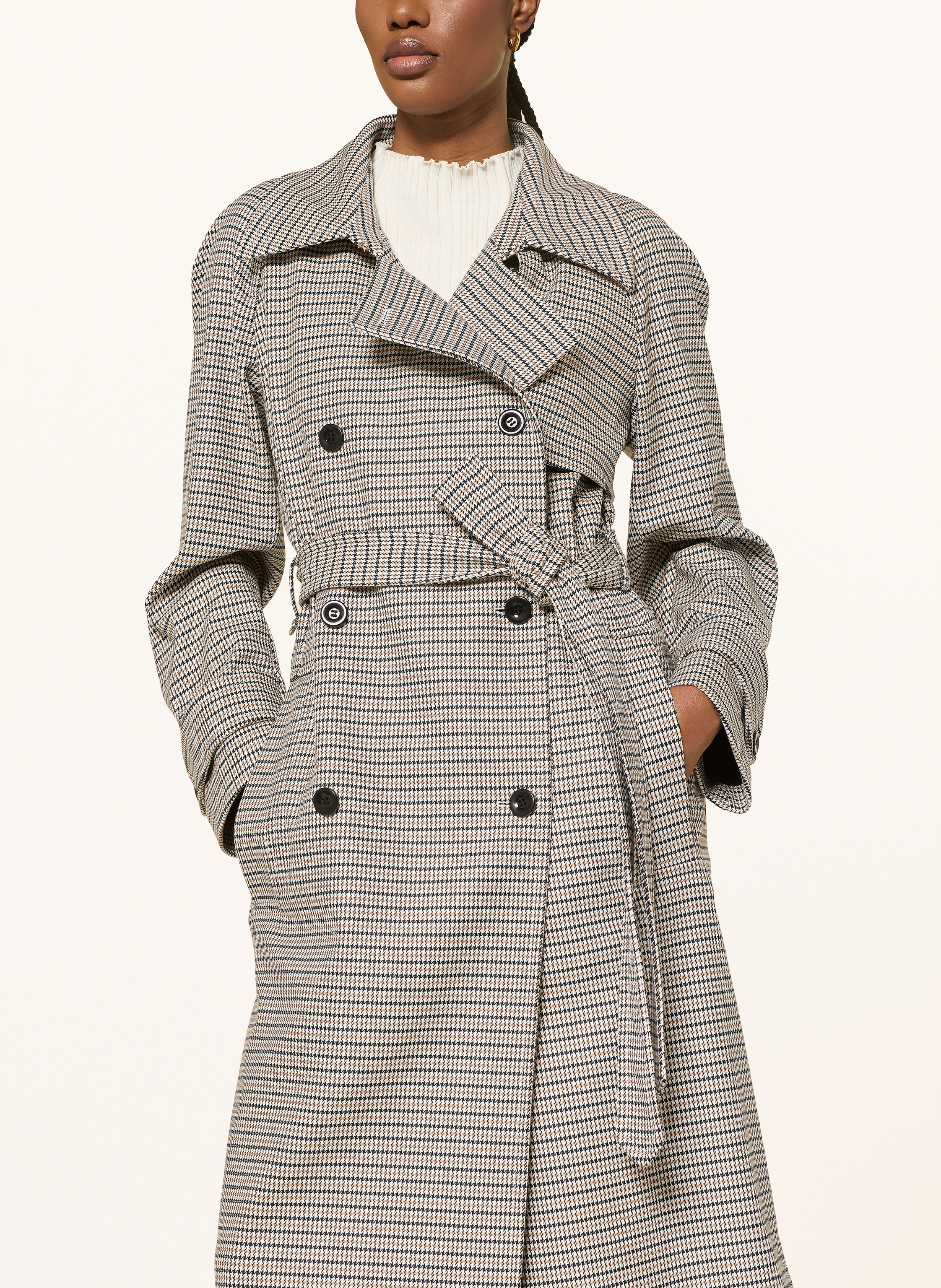 Thumbnail - Hugo Trenchcoat Mesilla beige