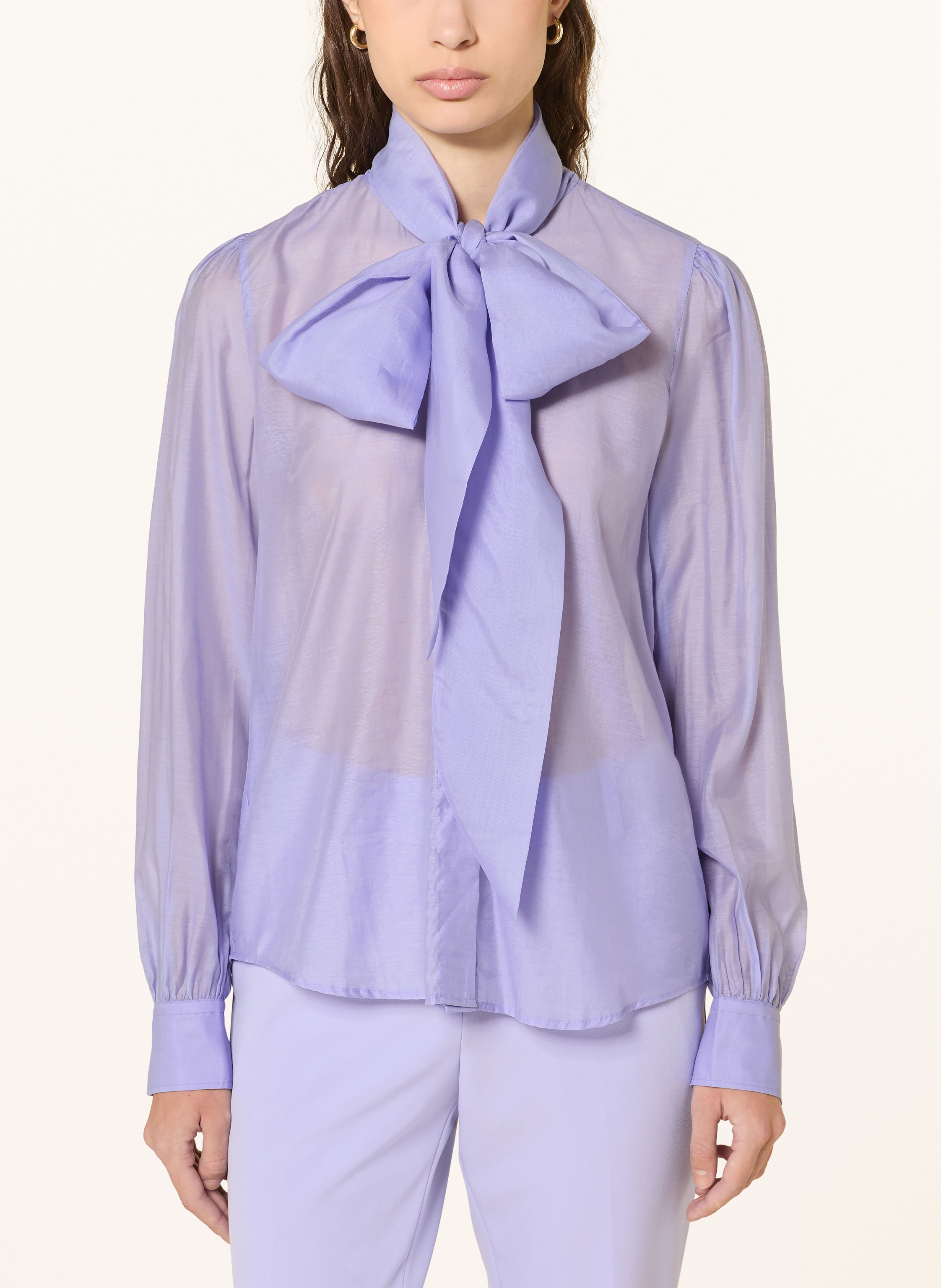 Thumbnail - Hugo Schluppenbluse Elegant lila