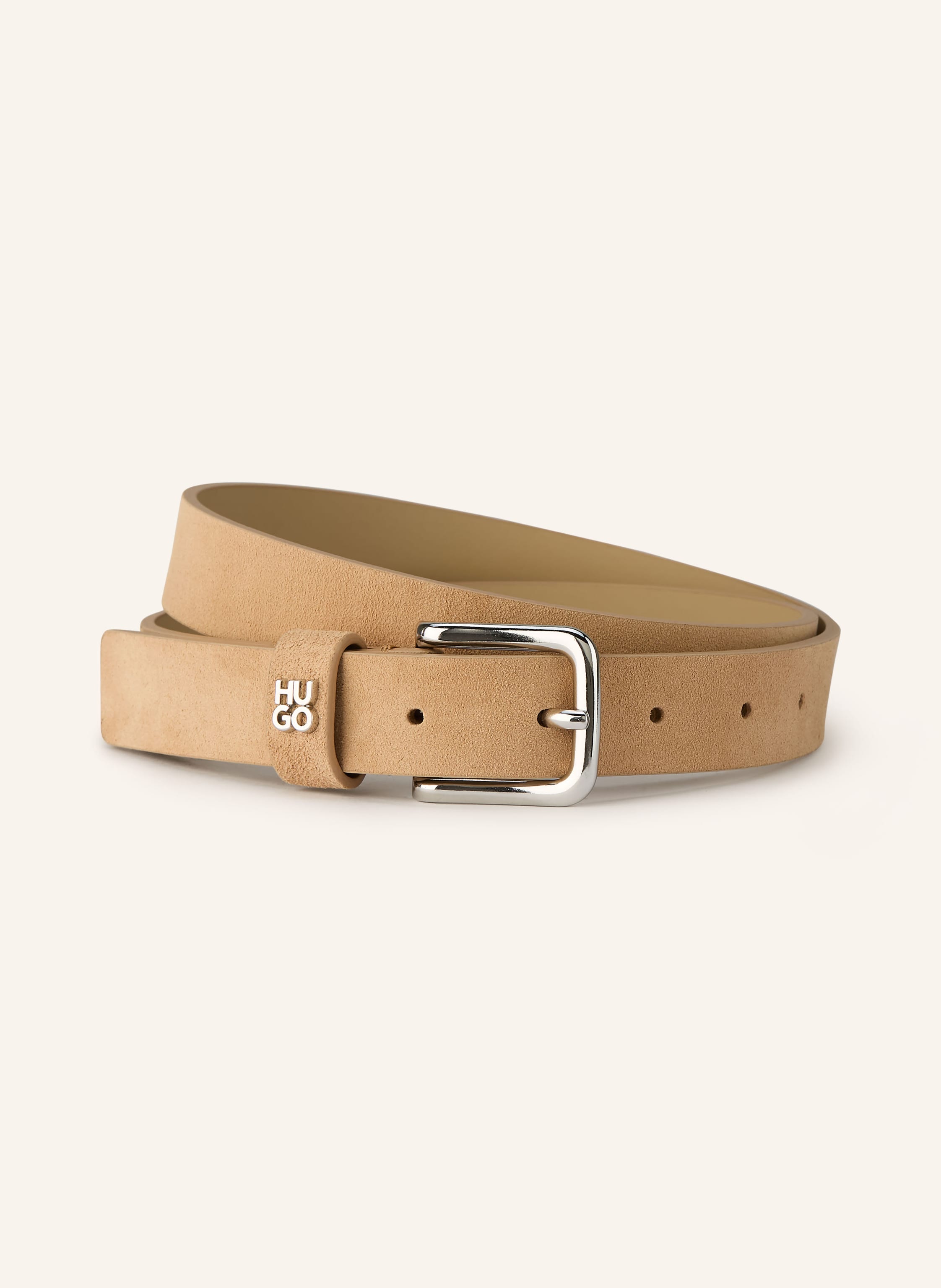 Hugo Hugo Ledergürtel Tina braun in BEIGE