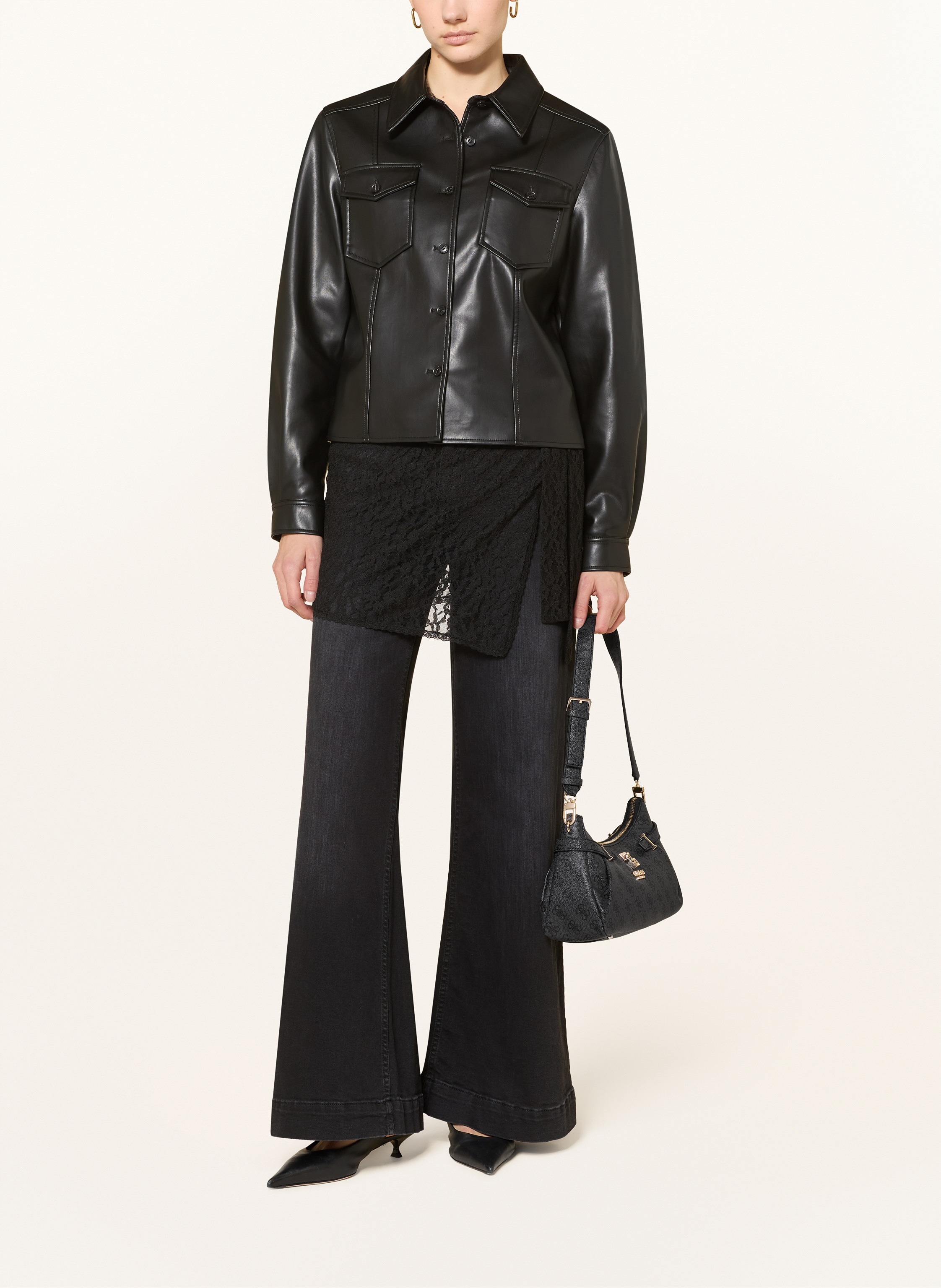 Thumbnail - Guess Handtasche Yesba grau