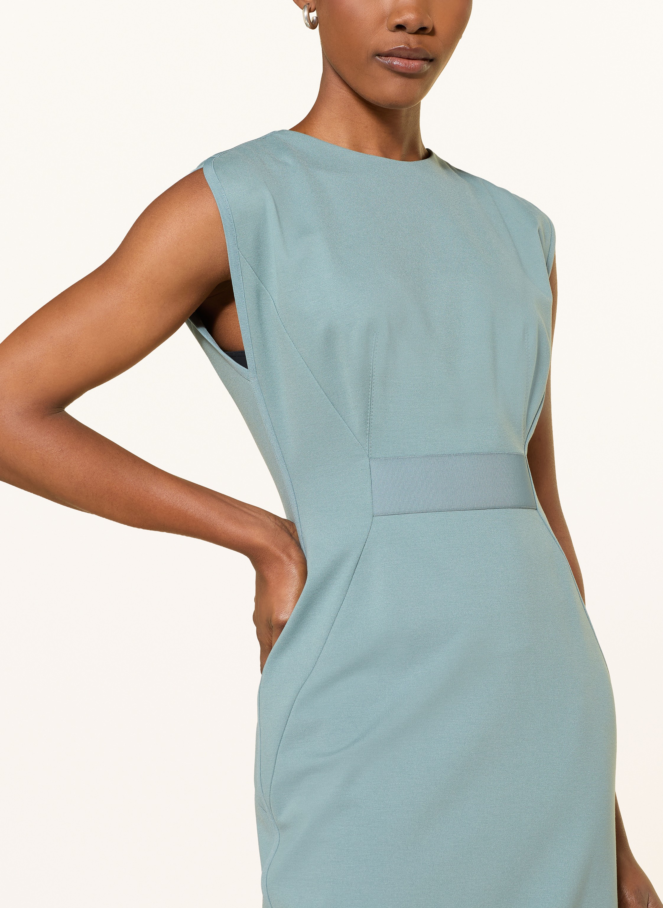 Thumbnail - Boss Etuikleid Detira Aus Jersey blau