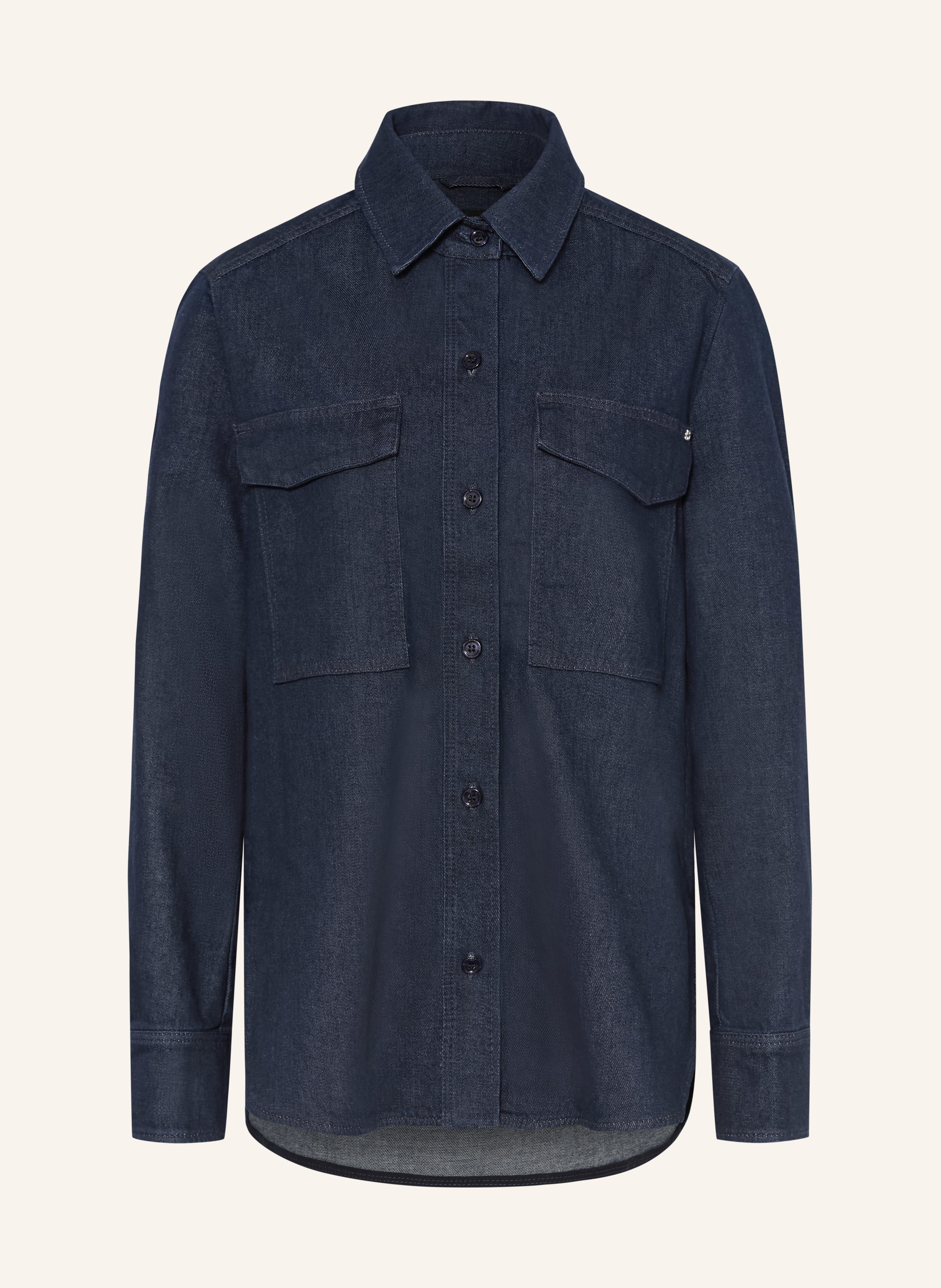 Boss Boss Jeanshemd Alosyne blau in DUNKELBLAU