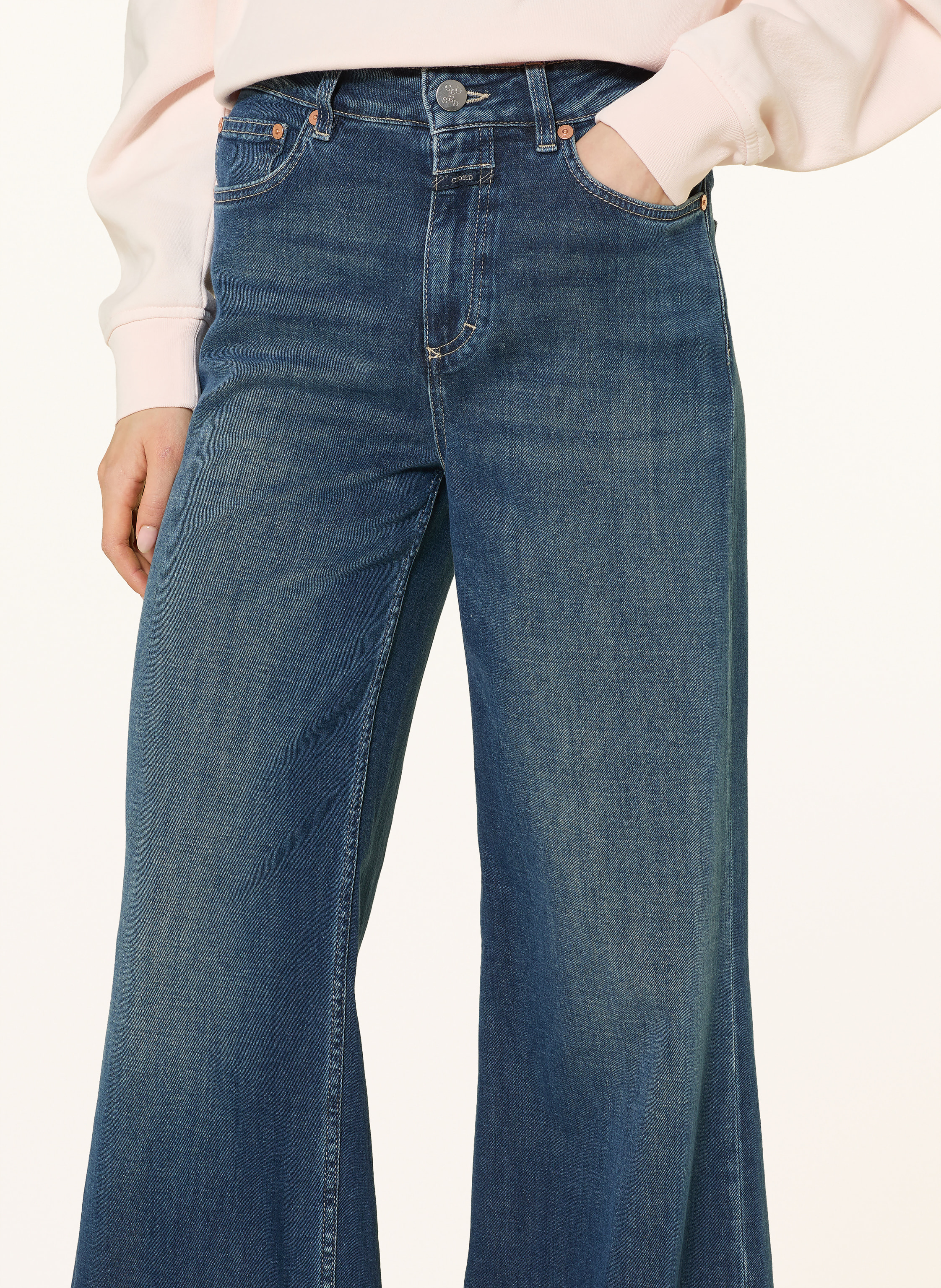Thumbnail - Closed Wide Leg Jeans Glow Up blau