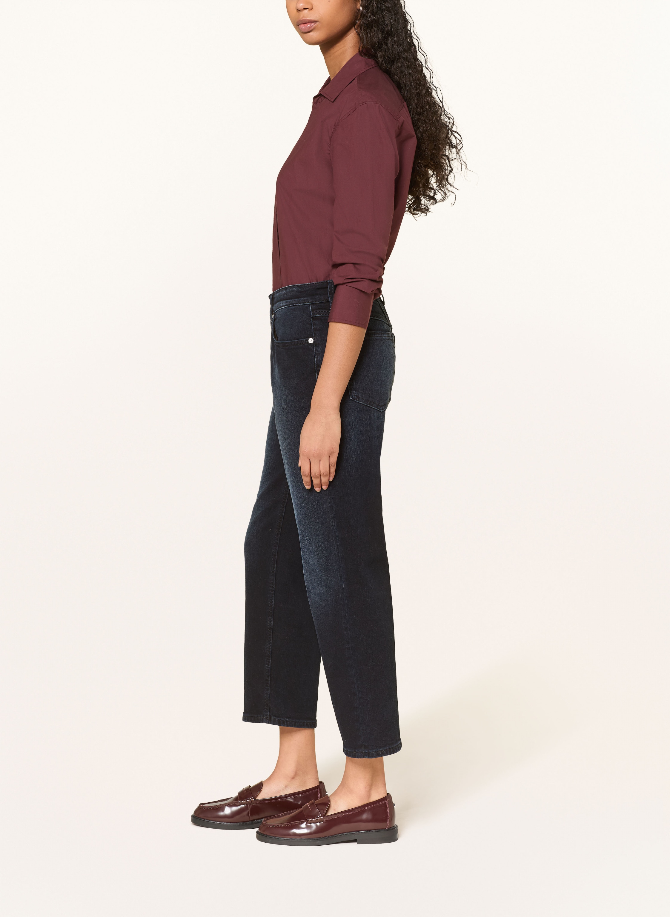 Thumbnail - Closed Cropped Jeans Milo blau