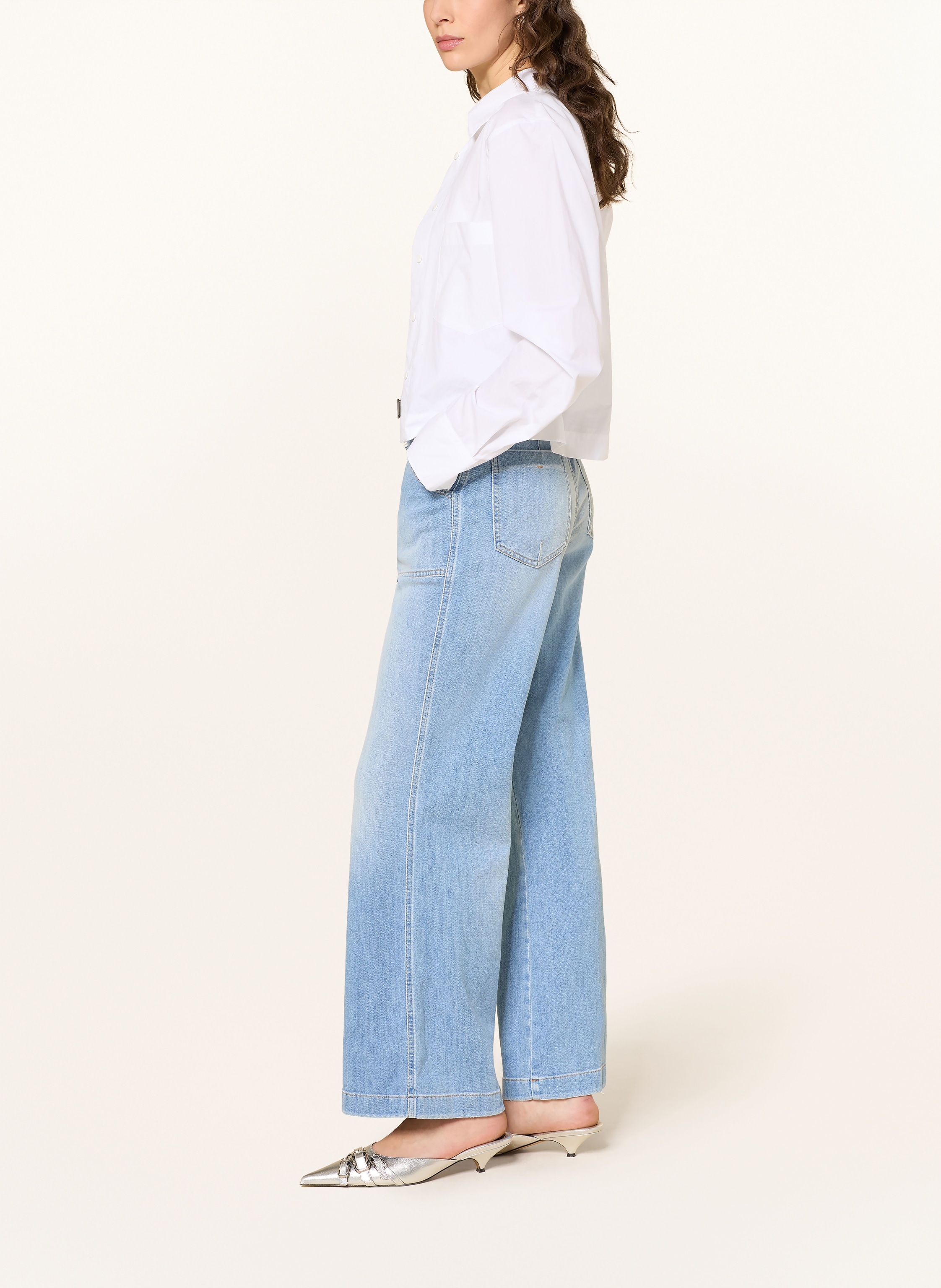 Thumbnail - Closed Flared Jeans Aria blau