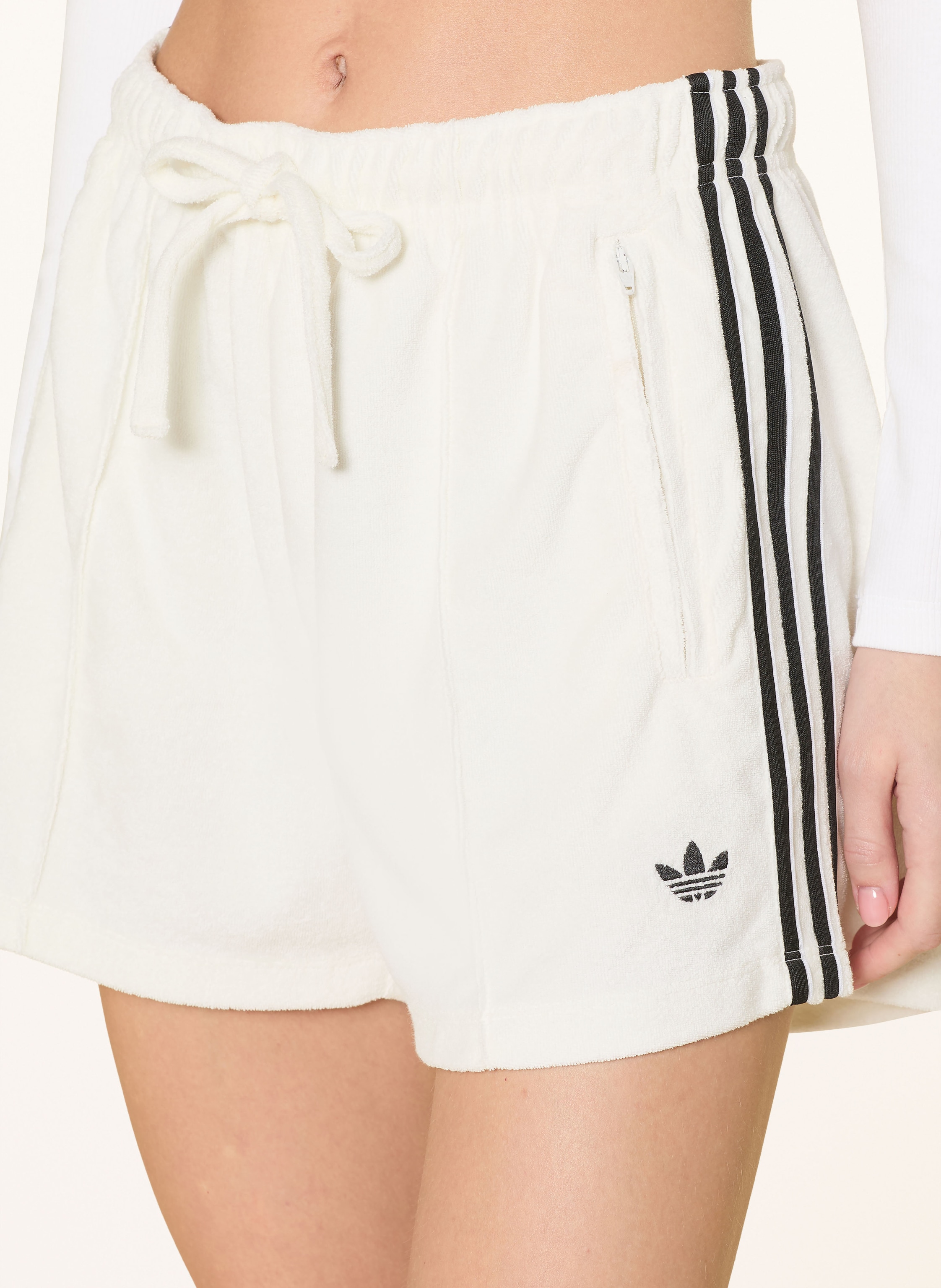 Thumbnail - Adidas Originals Frotteeshorts Terry Towel Firebird weiss