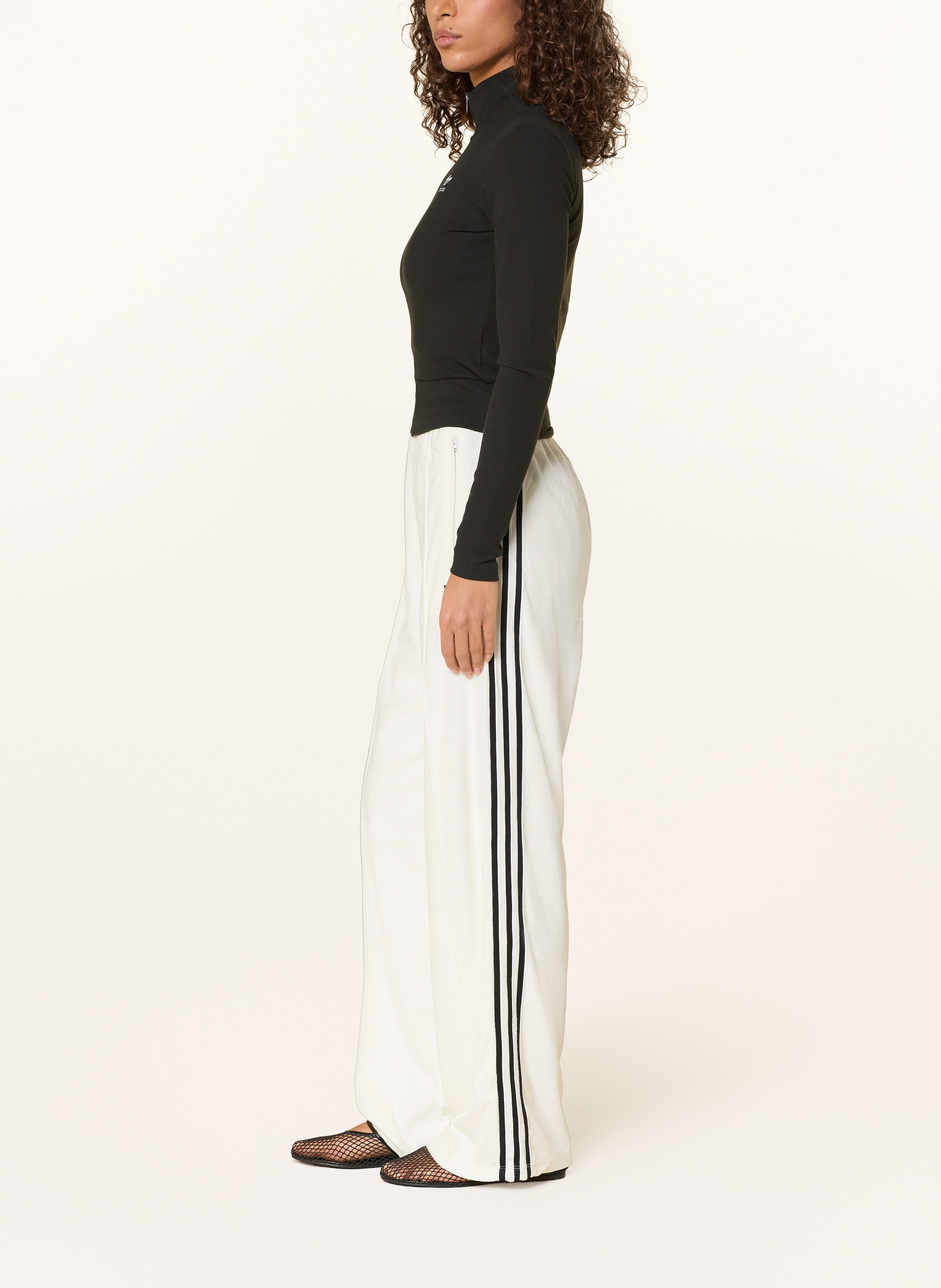 Thumbnail - Adidas Originals Track Pants Terry Towel Firebird Aus Frottee weiss