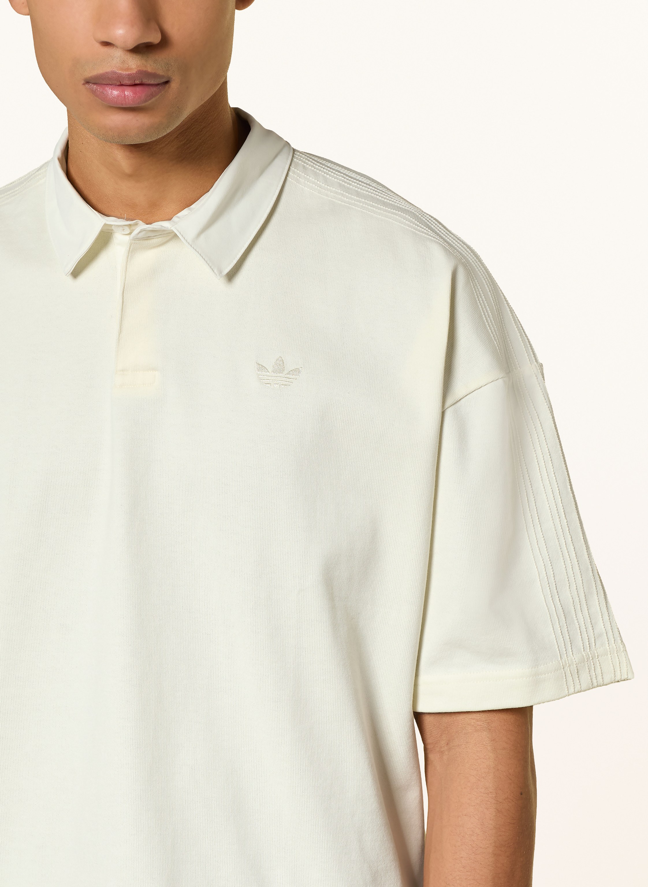 Thumbnail - Adidas Originals Jersey-Poloshirt Premium Essentials beige