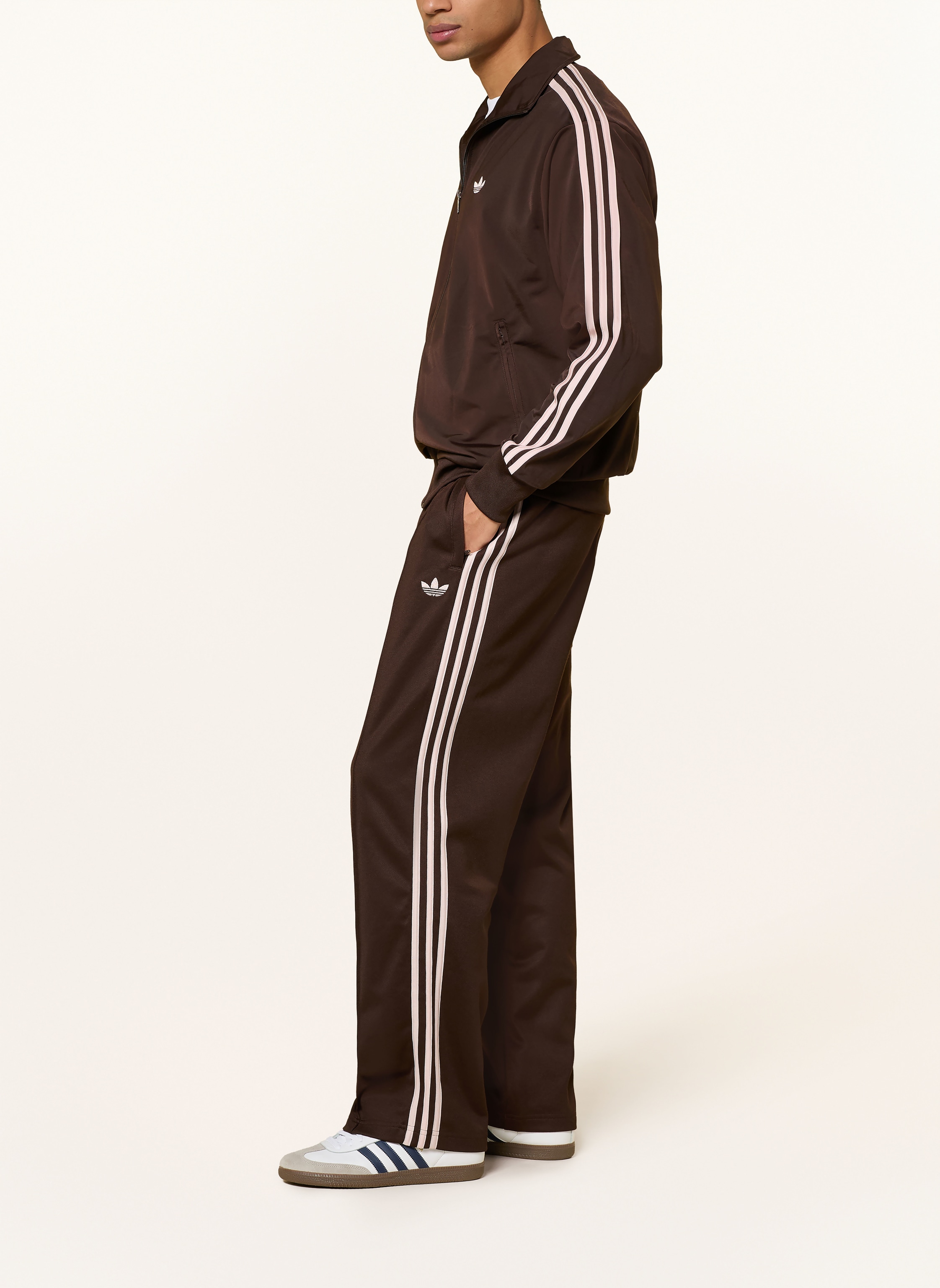 Thumbnail - Adidas Originals Track Pants Baggy Mit Galonstreifen lila