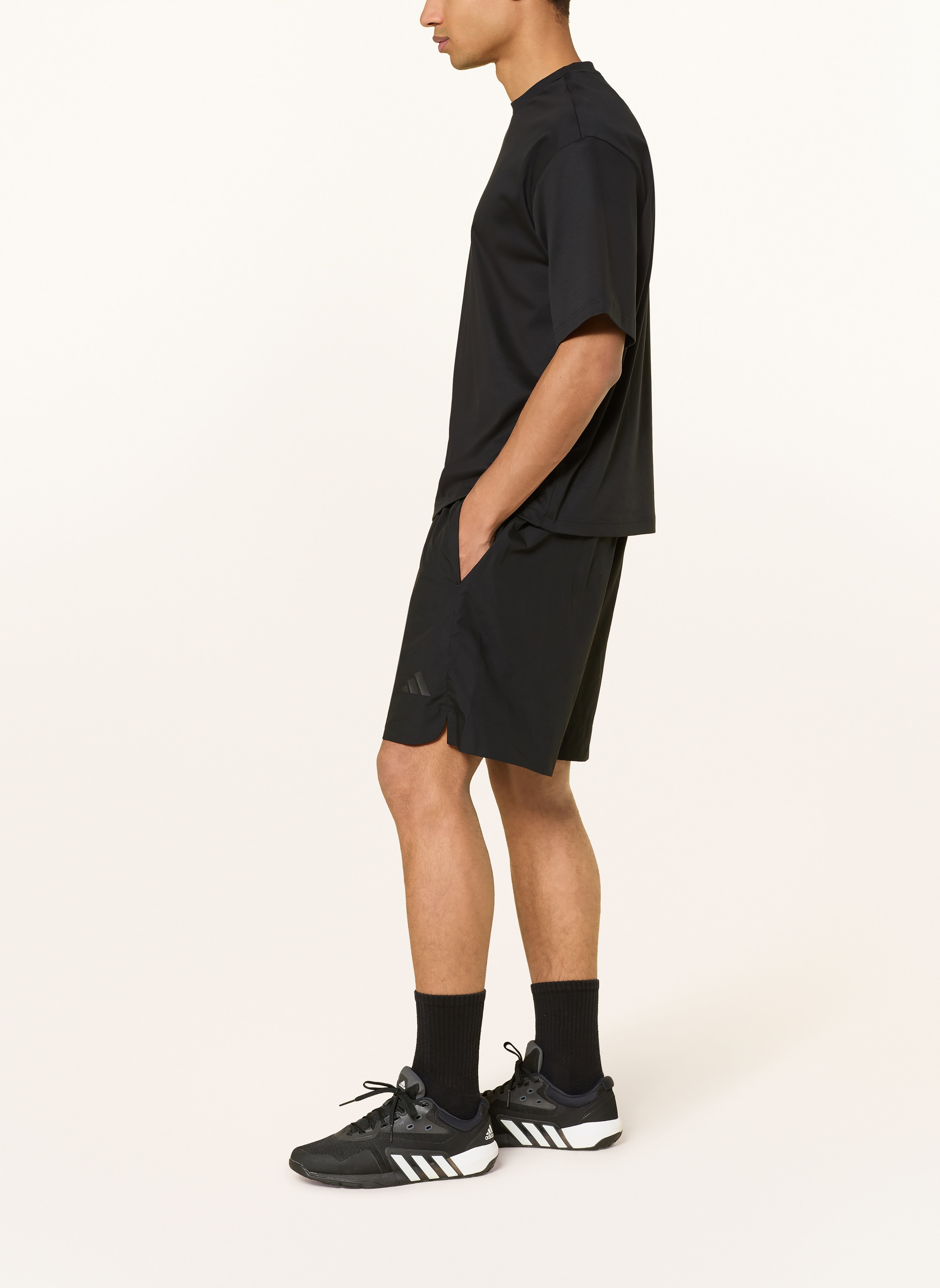 Thumbnail - Adidas Trainingsshorts City Tech schwarz