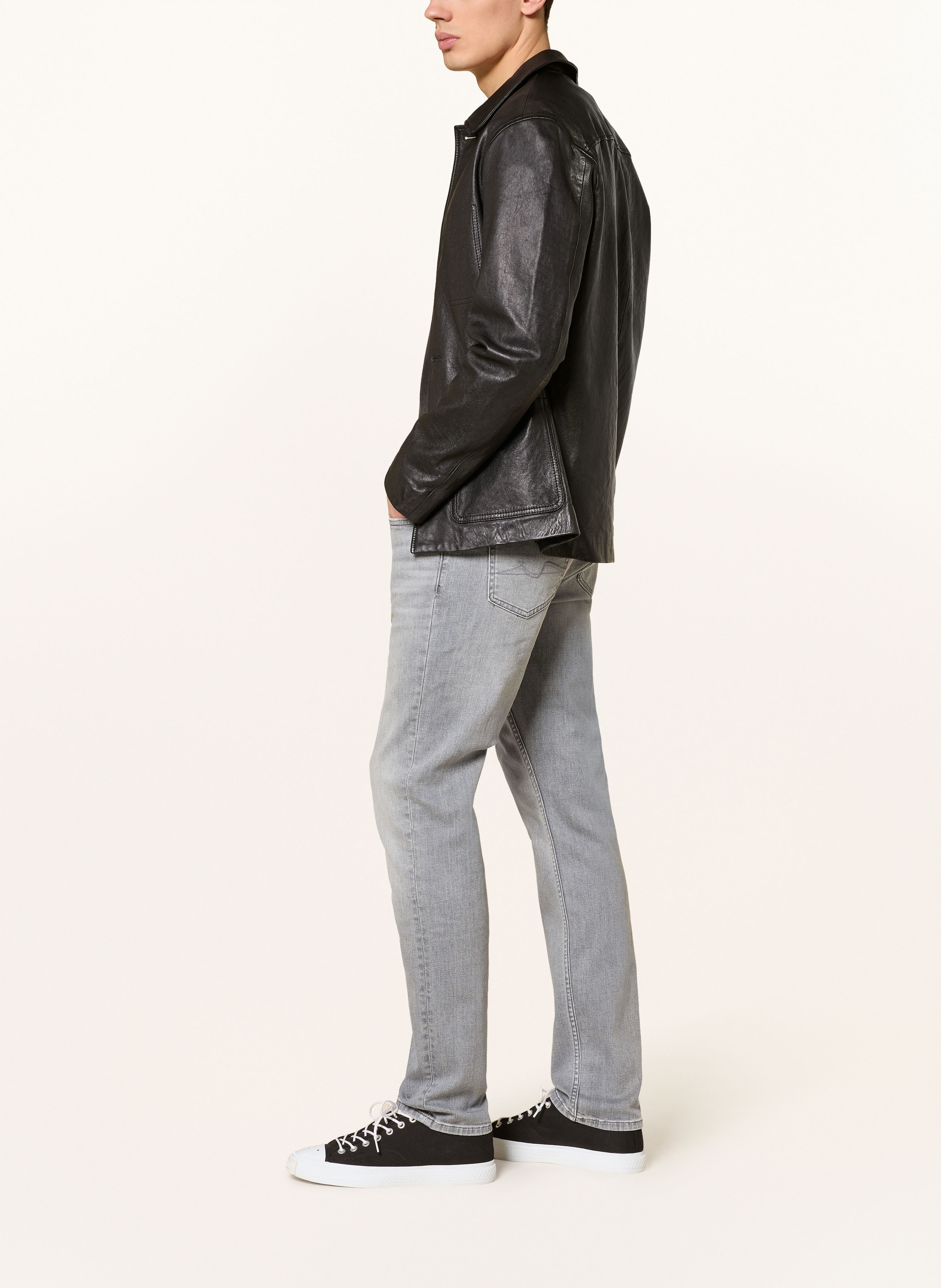 Thumbnail - 7 For All Mankind Jeans Slimmy Tapered grau