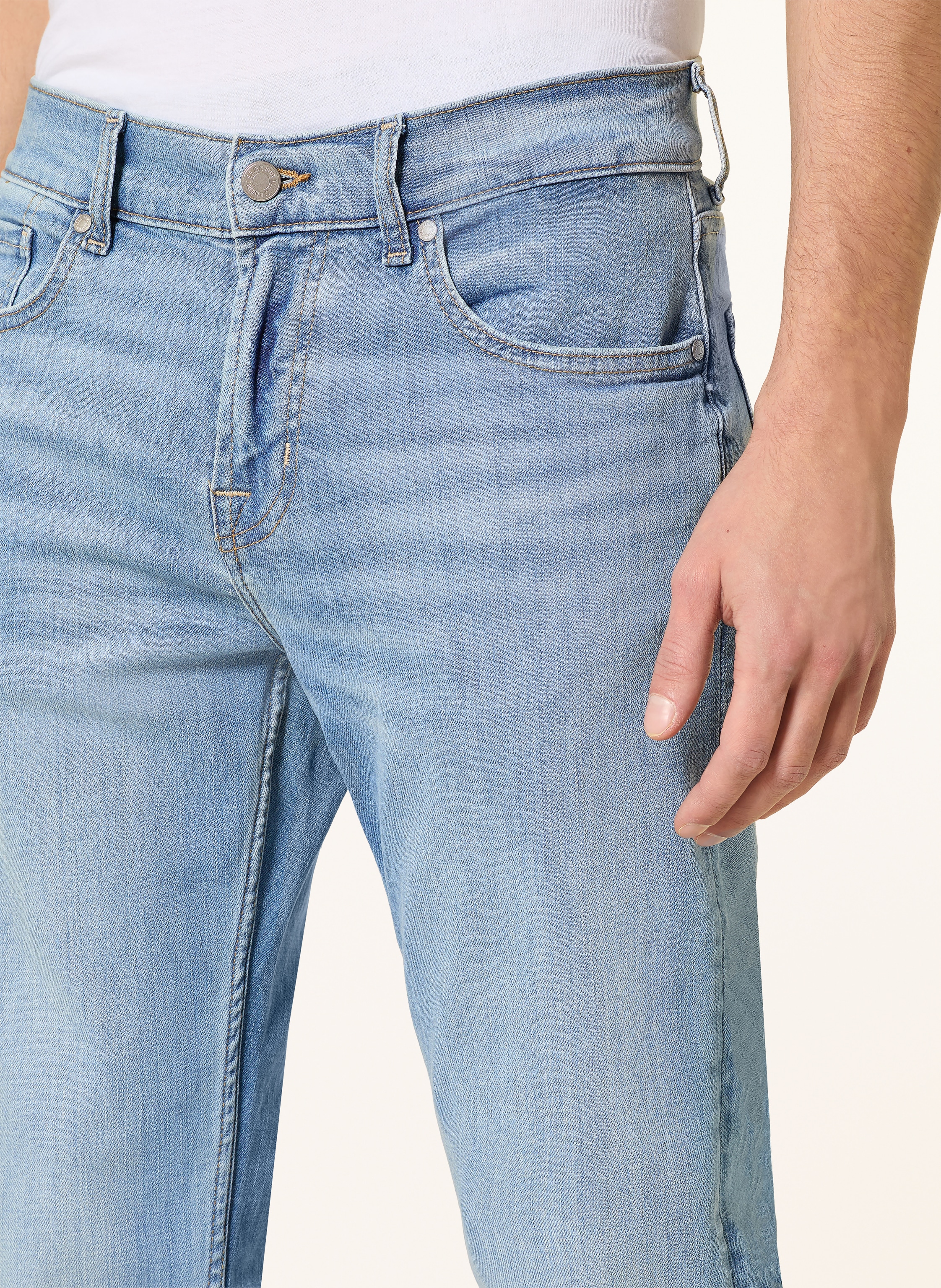 Thumbnail - 7 For All Mankind Jeans Slimmy Slim Fit blau