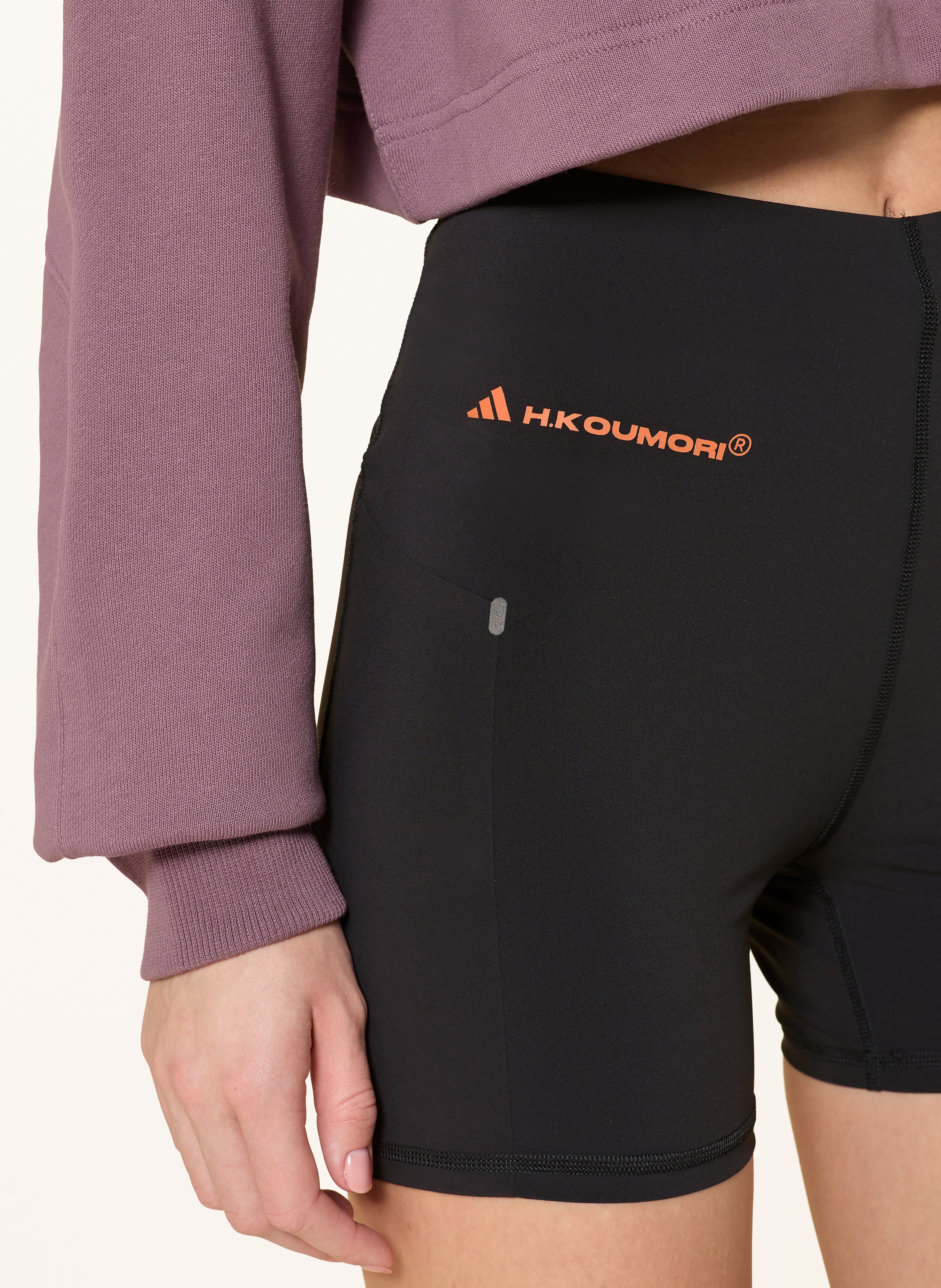 Thumbnail - Adidas Lauf-Tights adi365 Hermanos Koumori schwarz