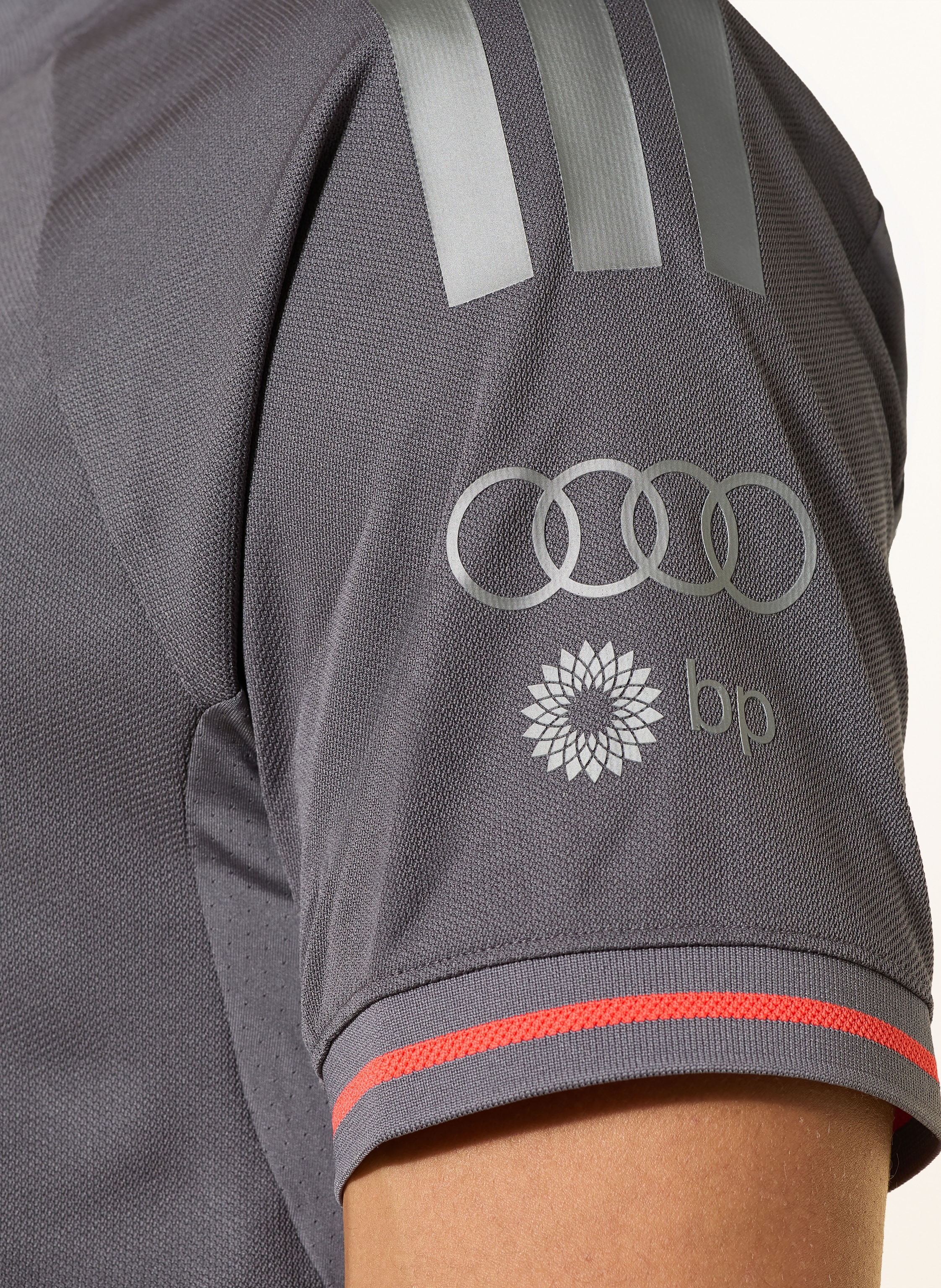 Thumbnail - Adidas T-Shirt Audi Formula One Team Jersey Authentic grau