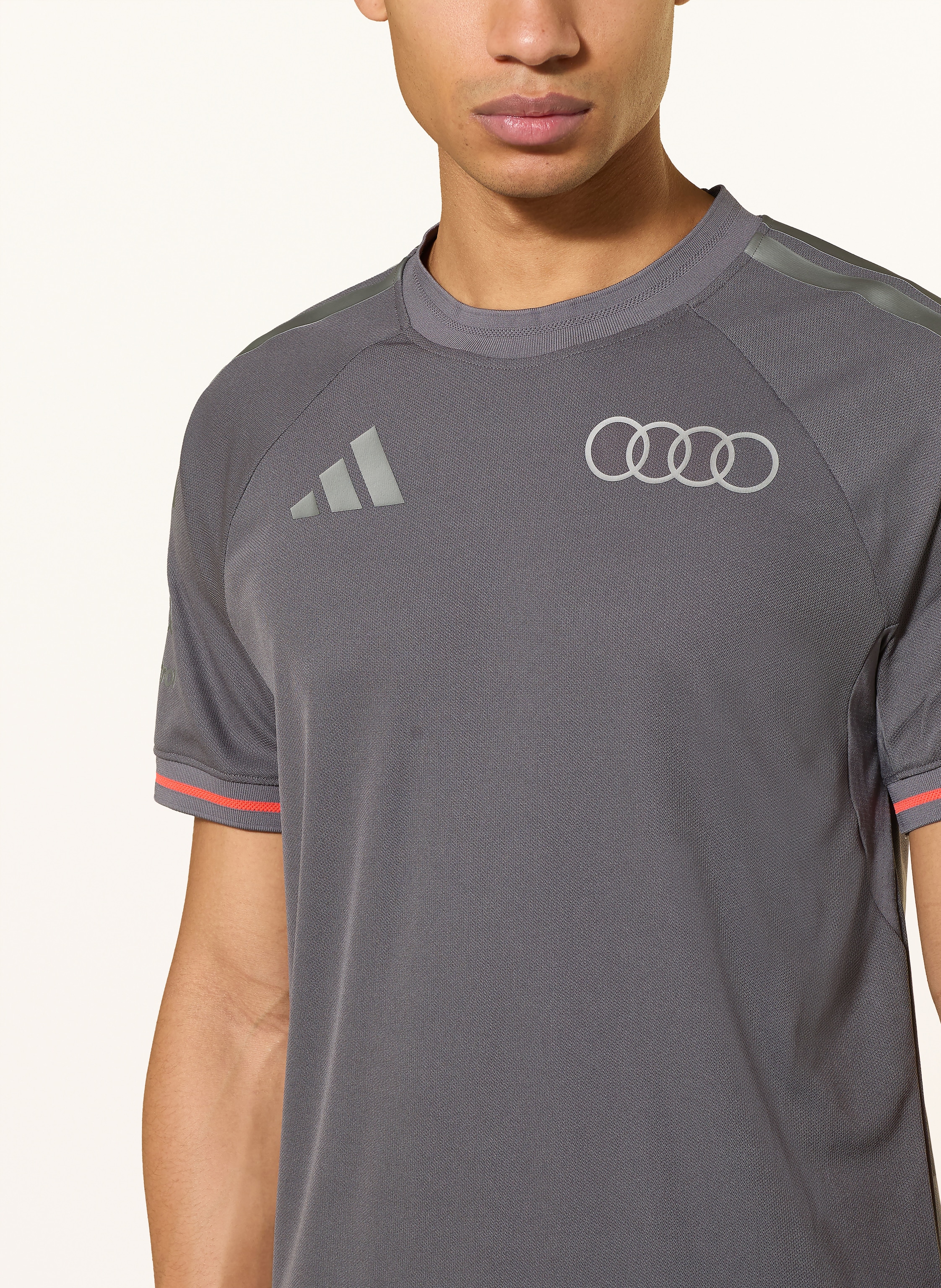 Thumbnail - Adidas T-Shirt Audi Formula One Team Jersey Authentic grau