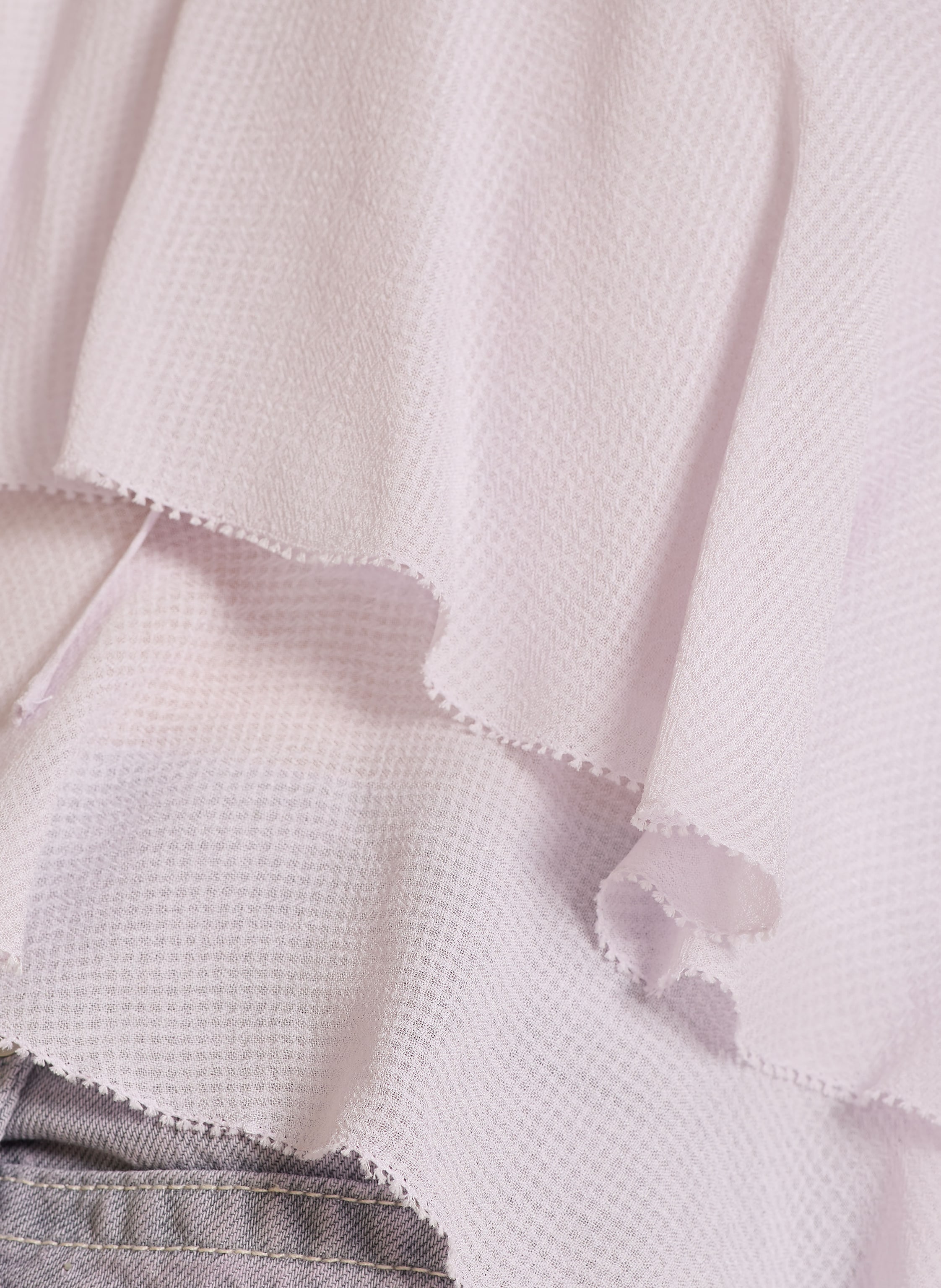 Thumbnail - Boss Blusenshirt Bleja Mit Volants lila