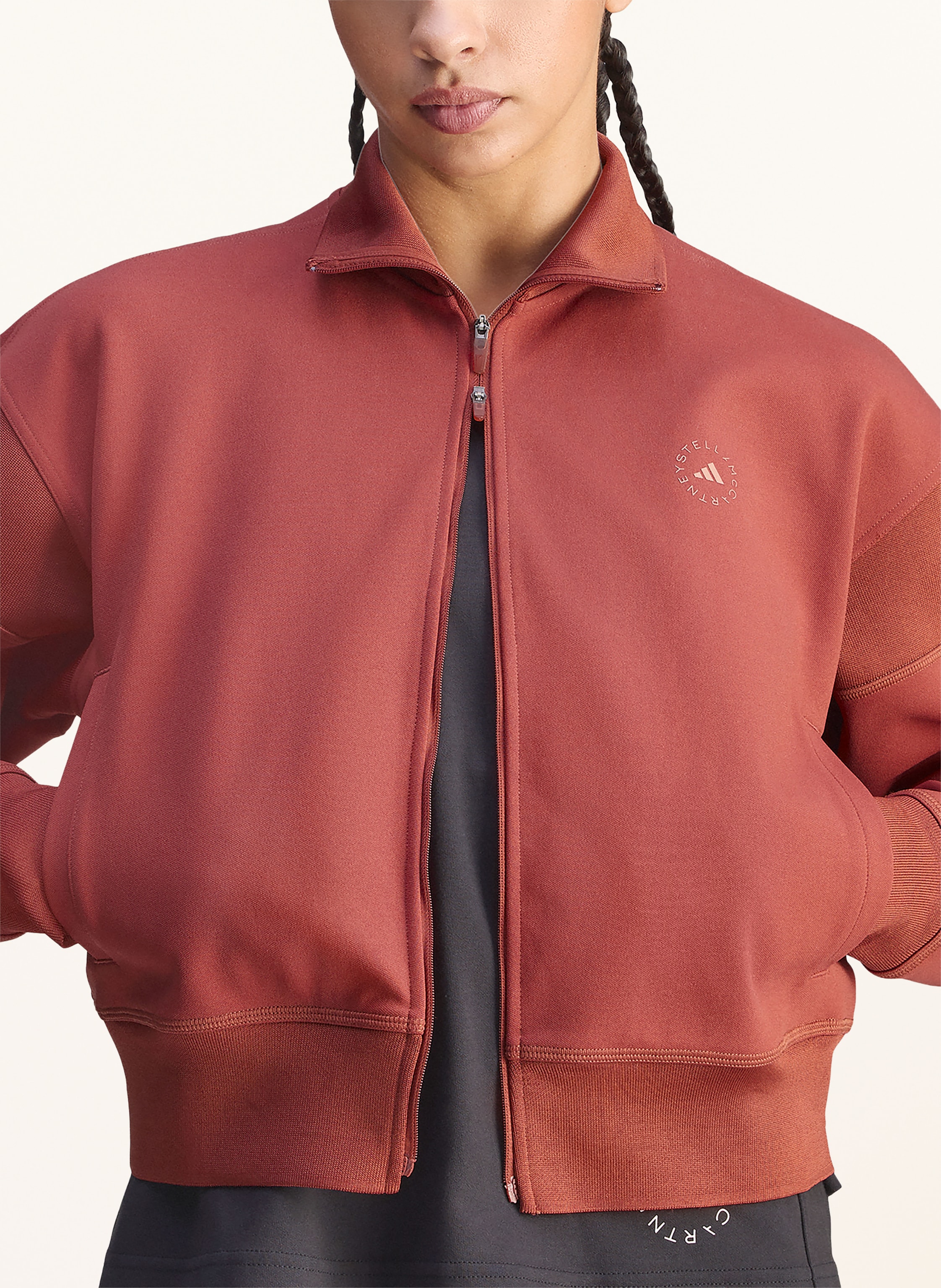 Thumbnail - Adidas By Stella Mccartney Trainingsjacke Asmc Knitted rot