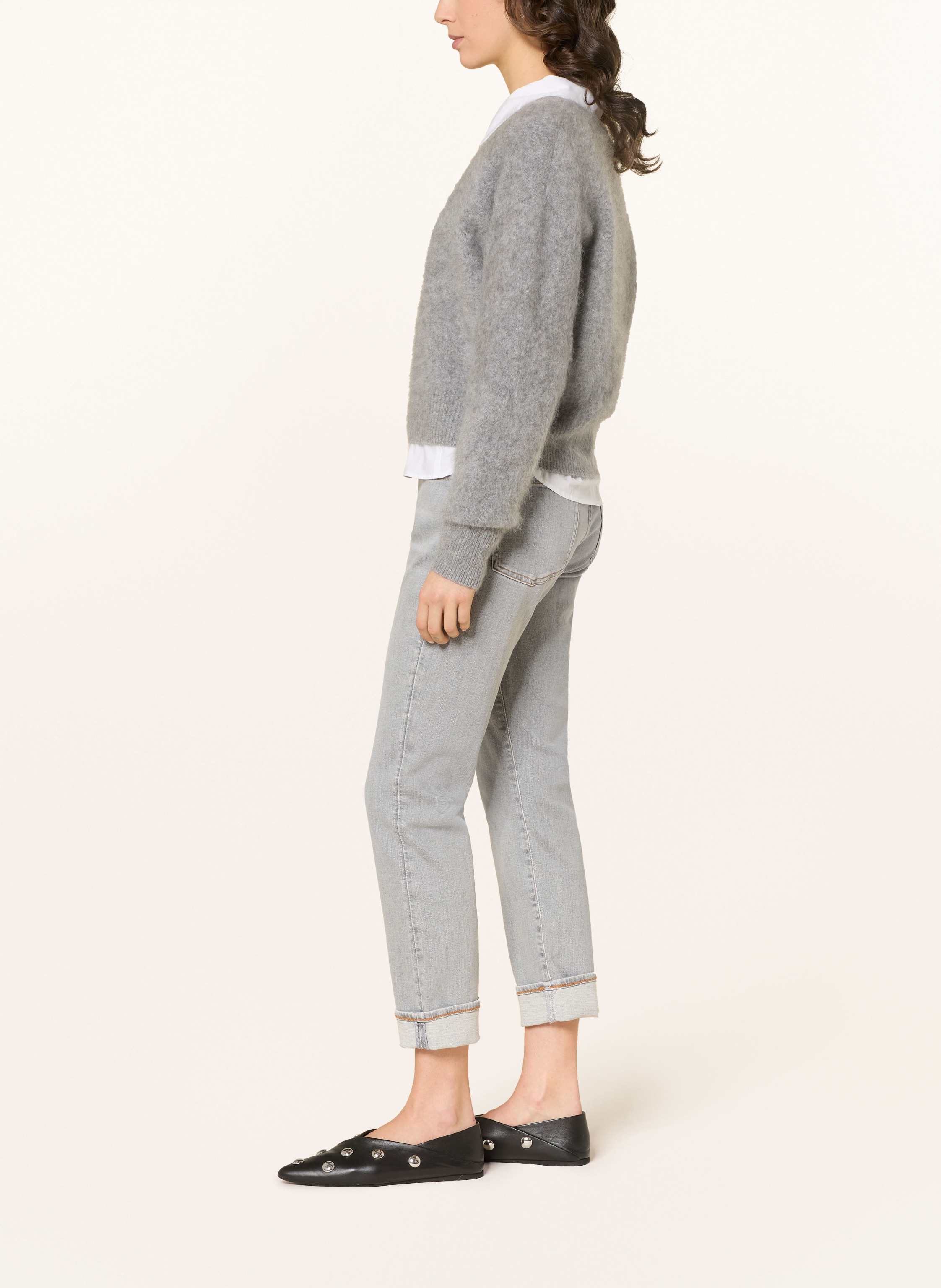 Thumbnail - 7 For All Mankind Jeans Relaxed Skinny grau