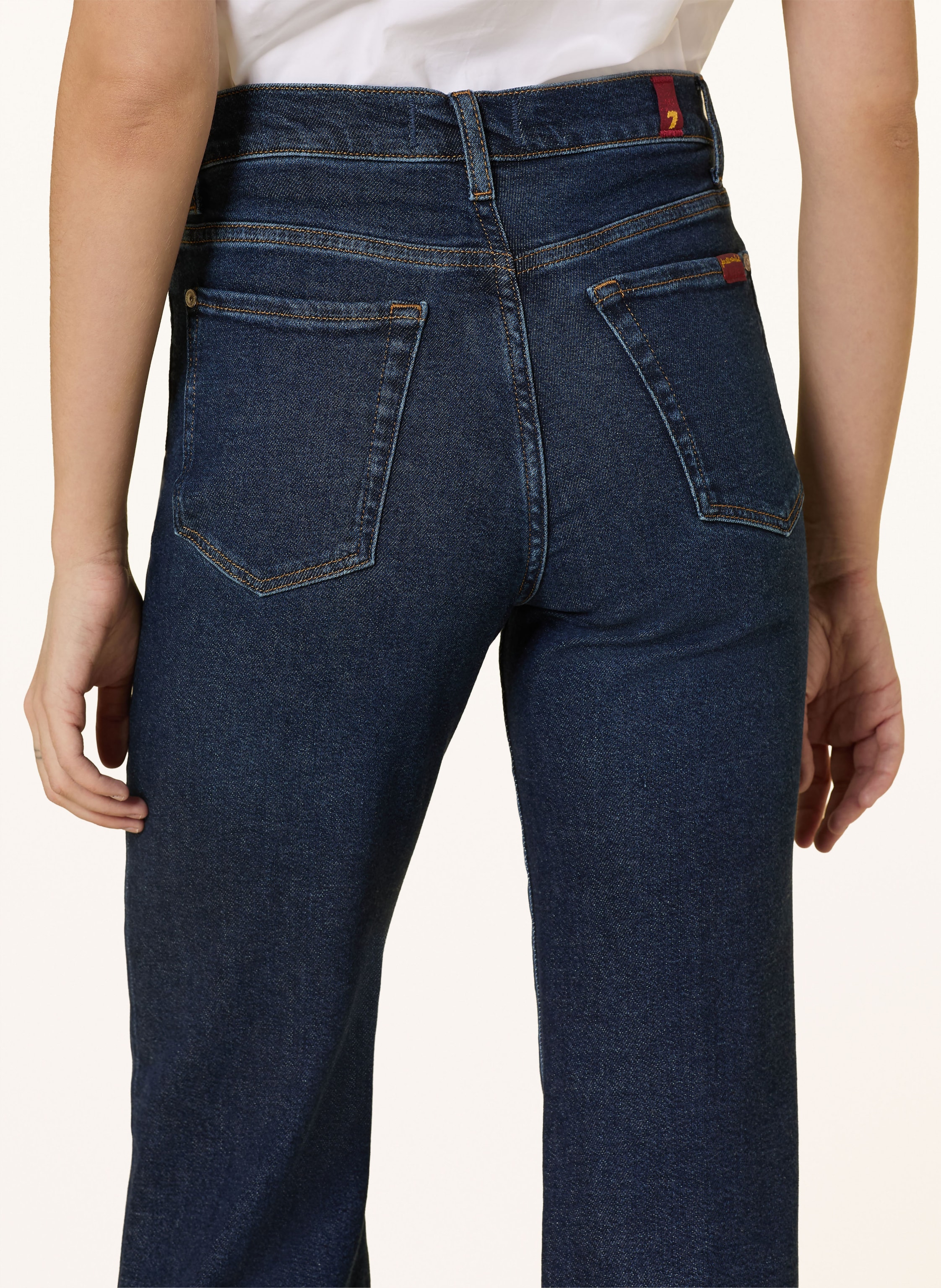 Thumbnail - 7 For All Mankind Flared Jeans Modern Dojo blau