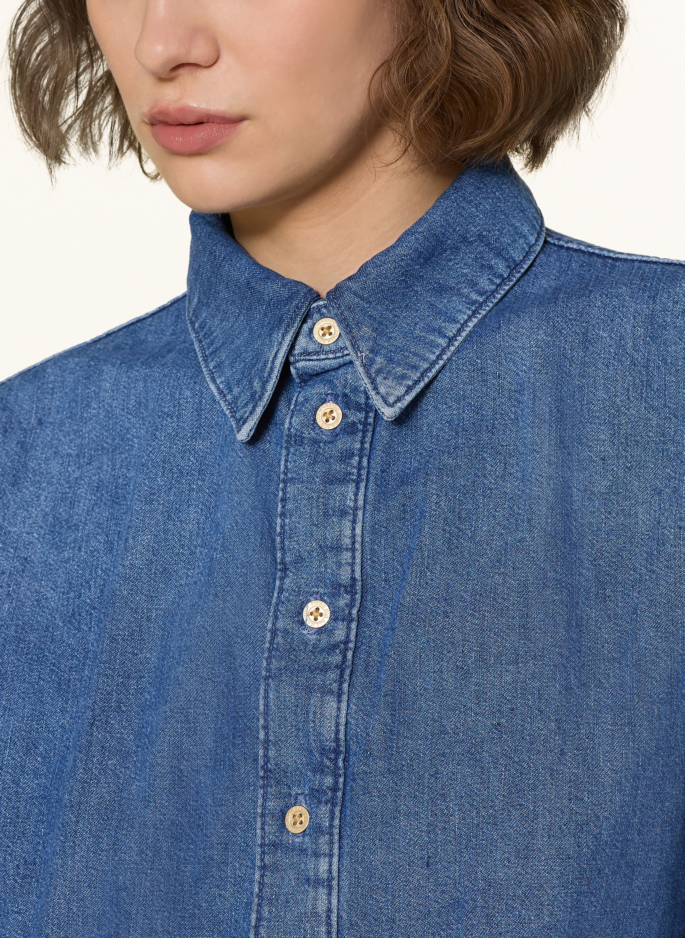 Thumbnail - 7 For All Mankind Jeans-Jumpsuit Double blau