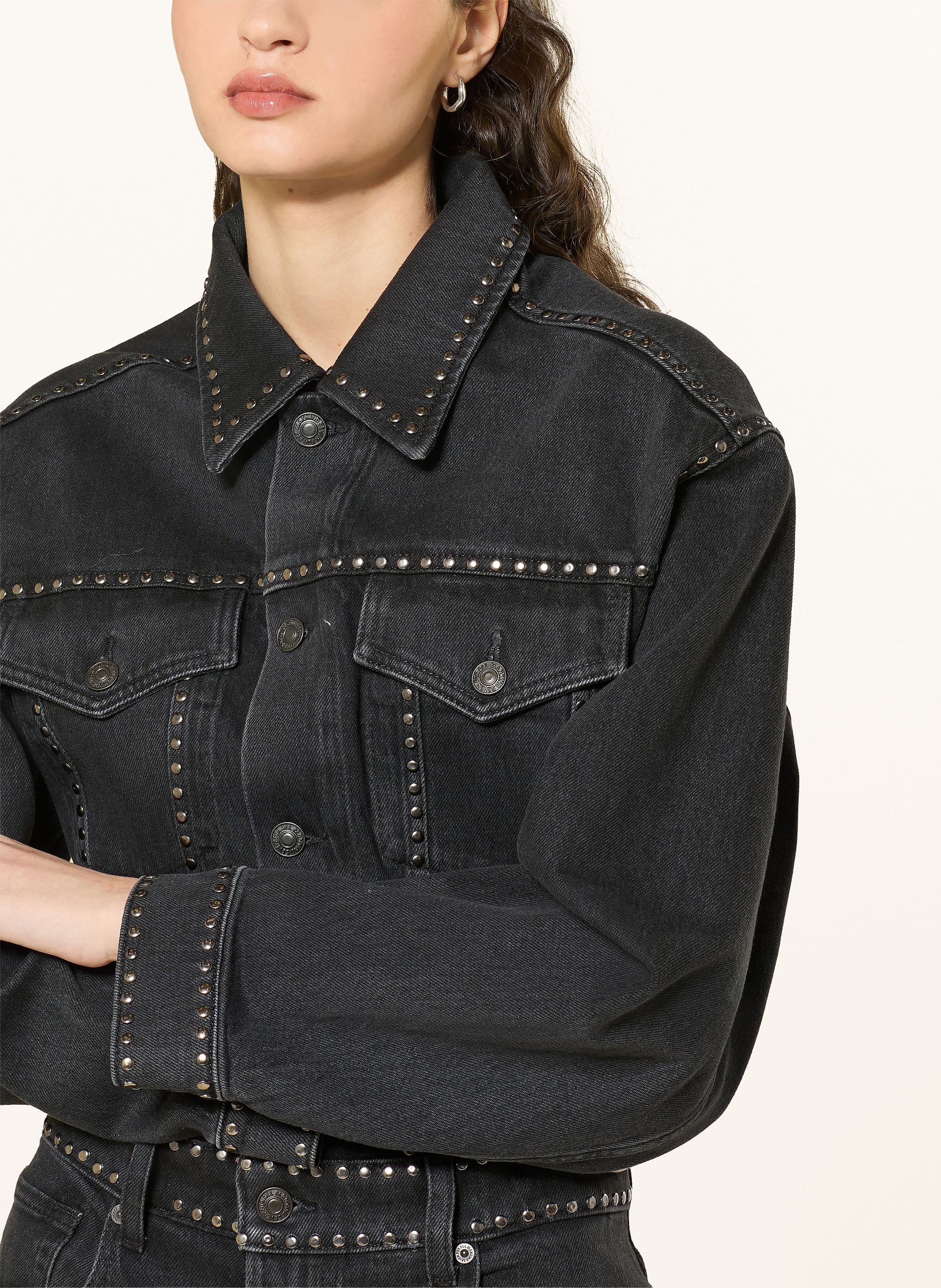 Thumbnail - 7 For All Mankind Jeans-Jumpsuit schwarz