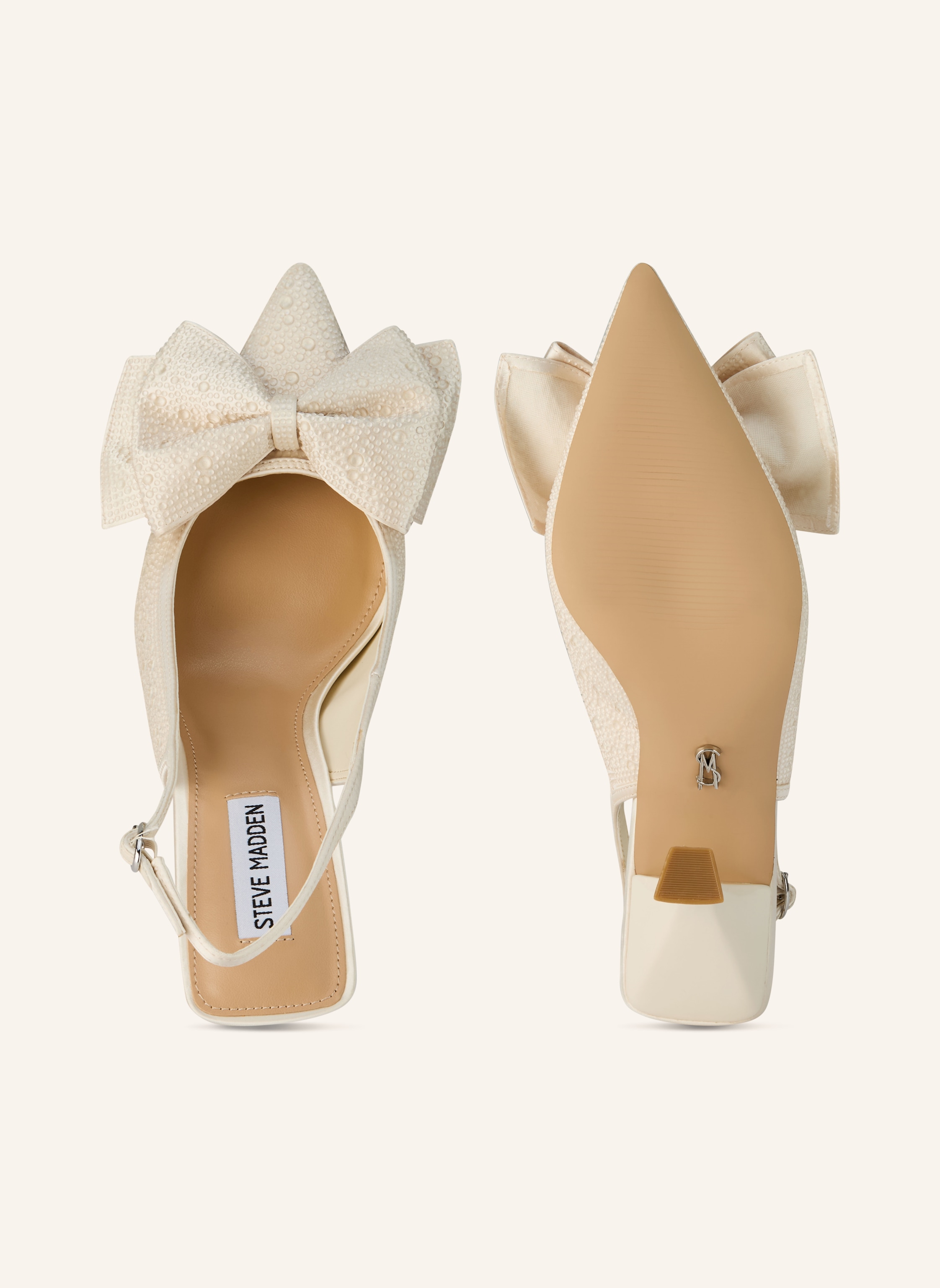 Thumbnail - Steve Madden Slingpumps Neasa Mit Schmucksteinen weiss