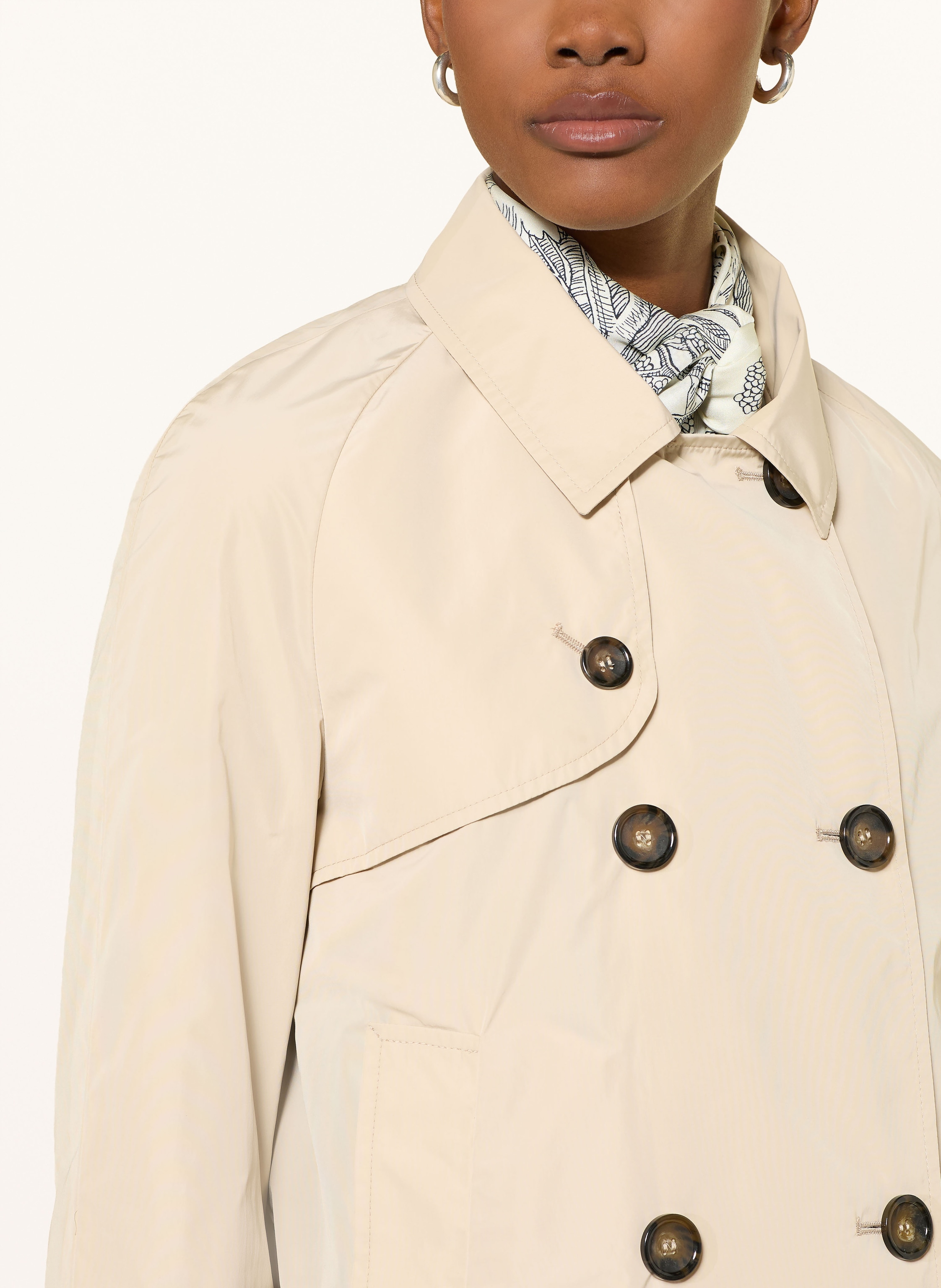 Thumbnail - Icons Cinzia Rocca Trench-Jacke beige