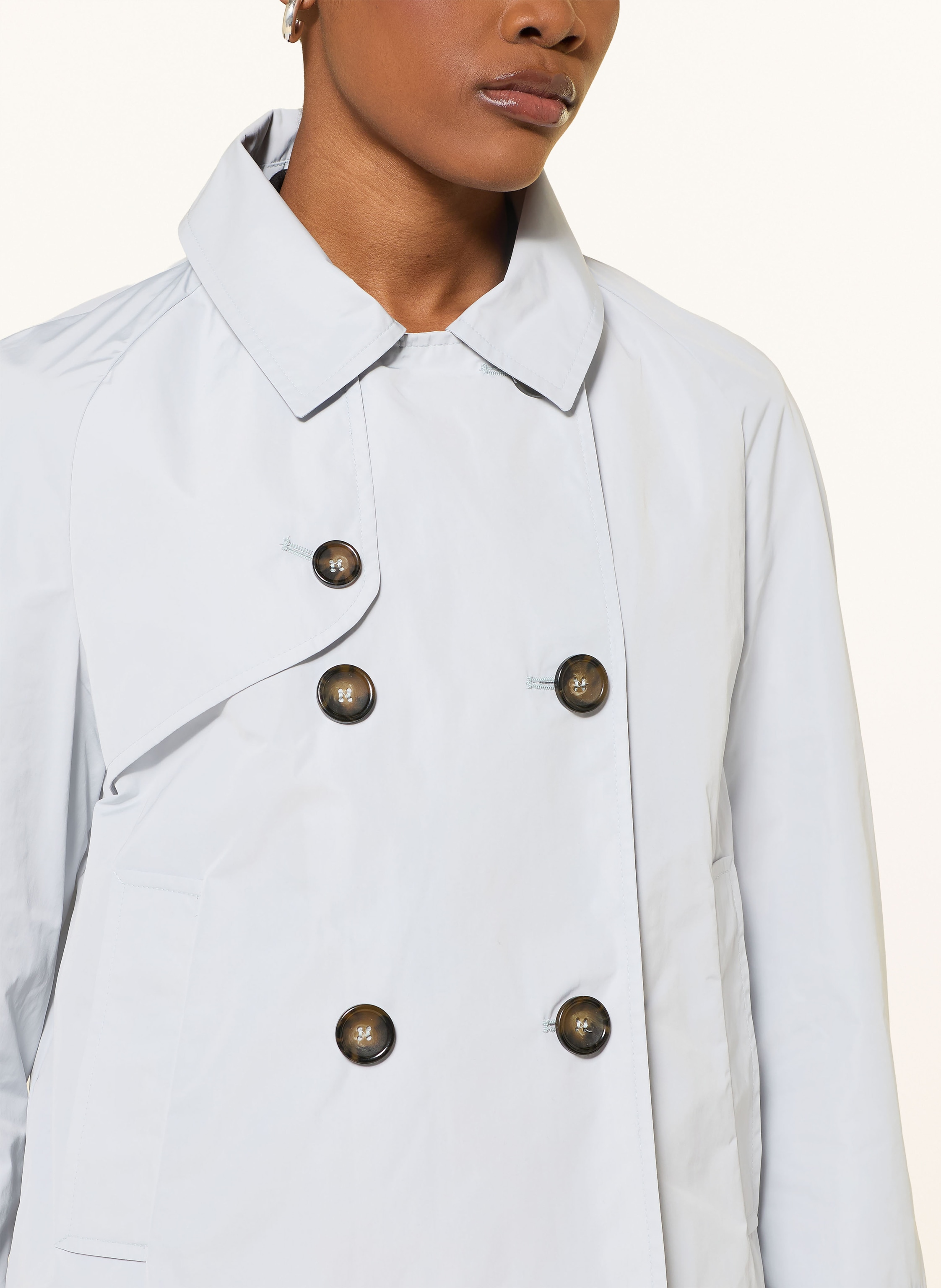 Thumbnail - Icons Cinzia Rocca Trench-Jacke blau