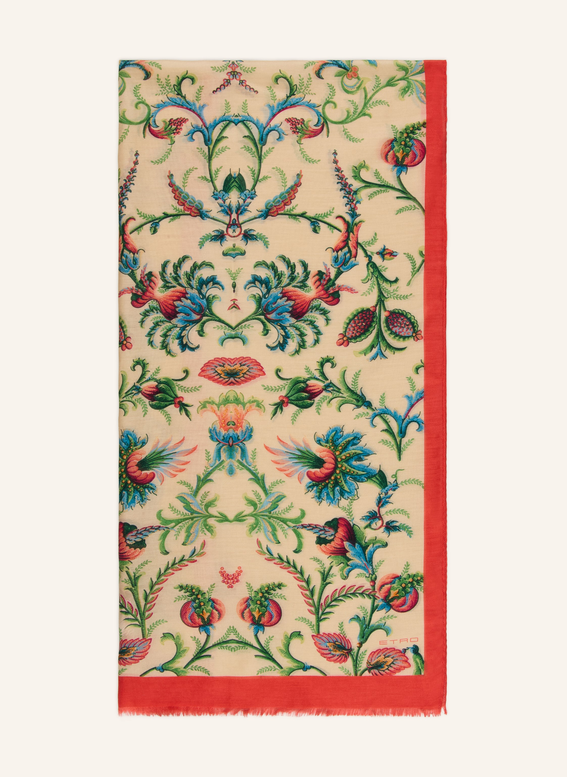Etro Etro Tuch Tosca orange in BEIGE / HELLROT / GRÜN