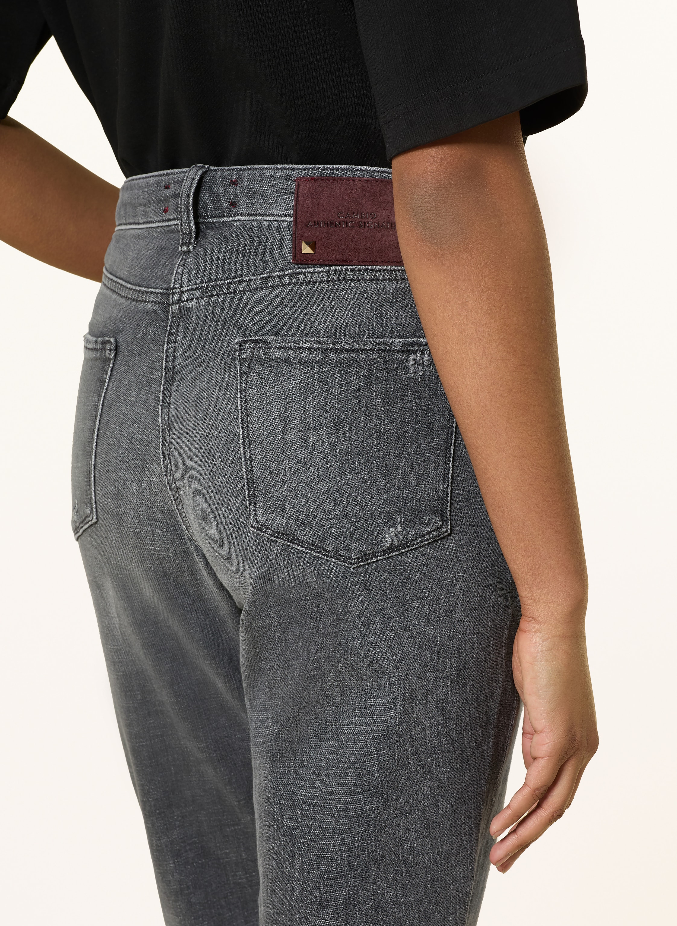 Thumbnail - Cambio Mom Jeans Kerry schwarz