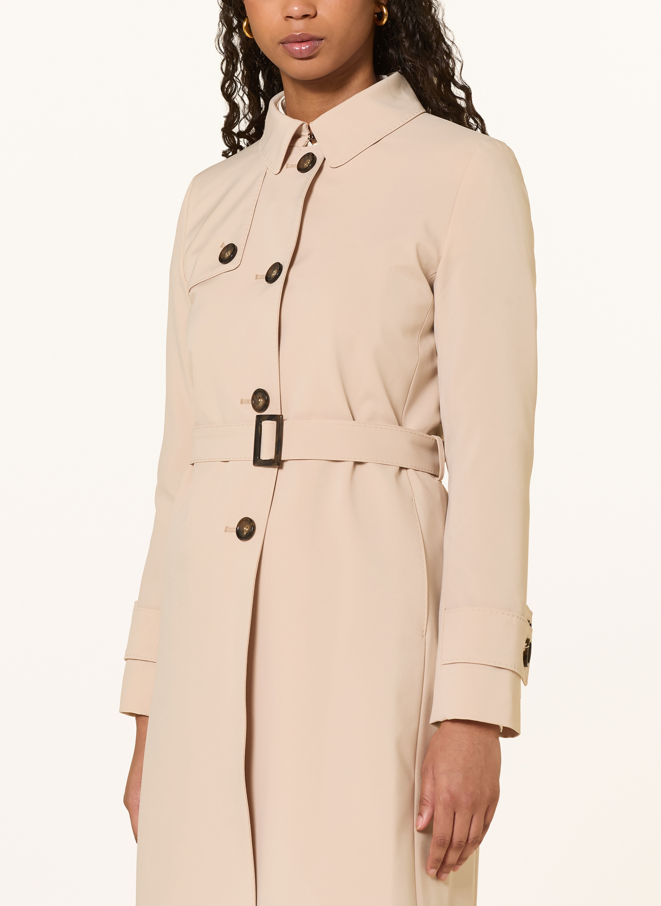 Thumbnail - Cinzia Rocca Trenchcoat beige