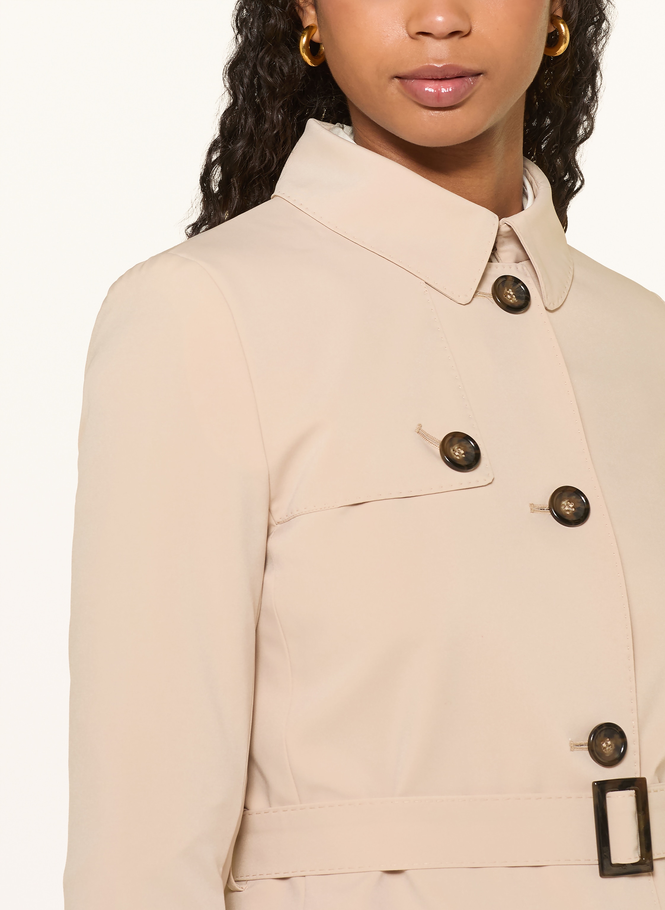 Thumbnail - Cinzia Rocca Trenchcoat beige