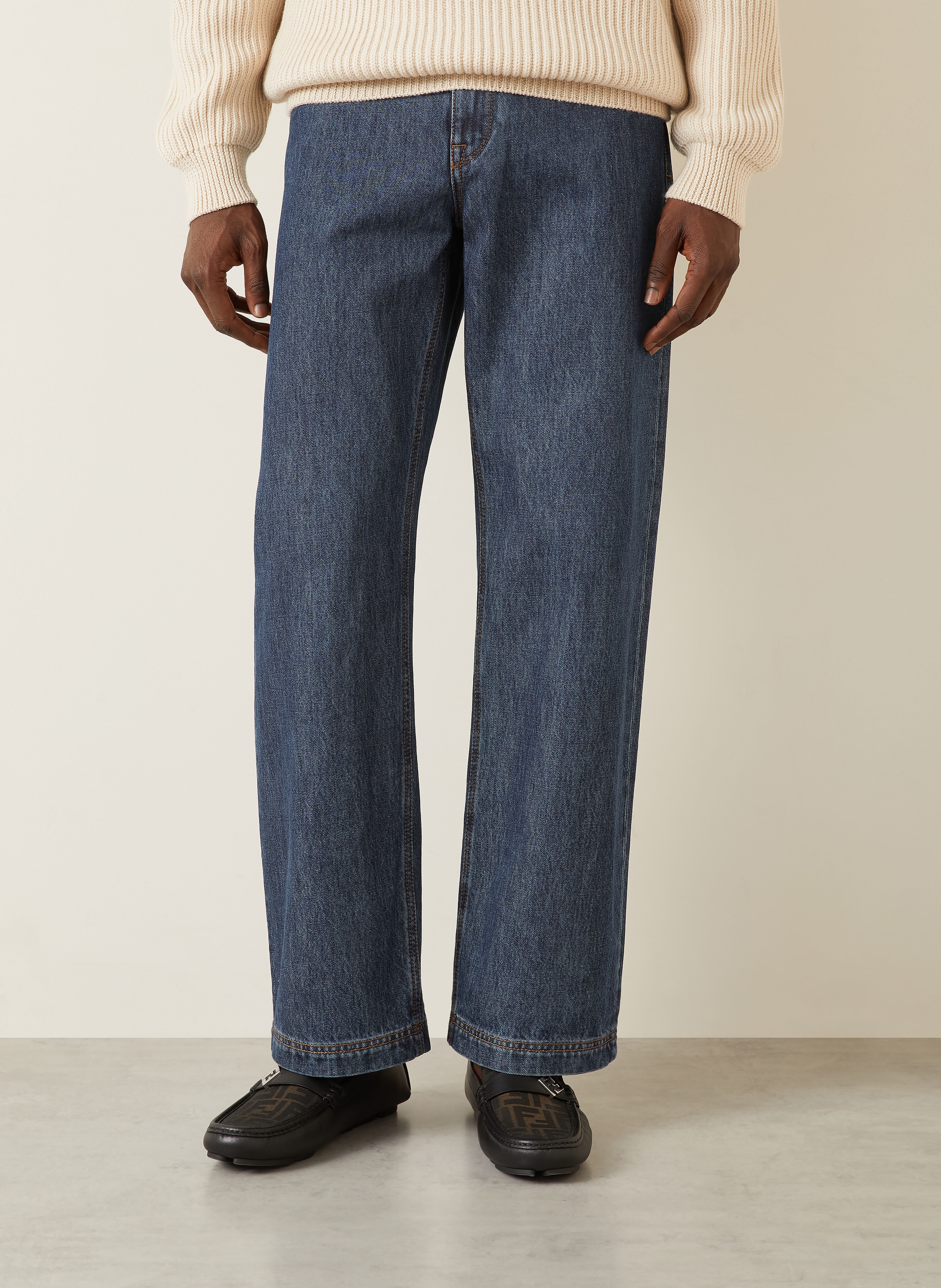 Thumbnail - Fendi Jeans Regular Fit blau