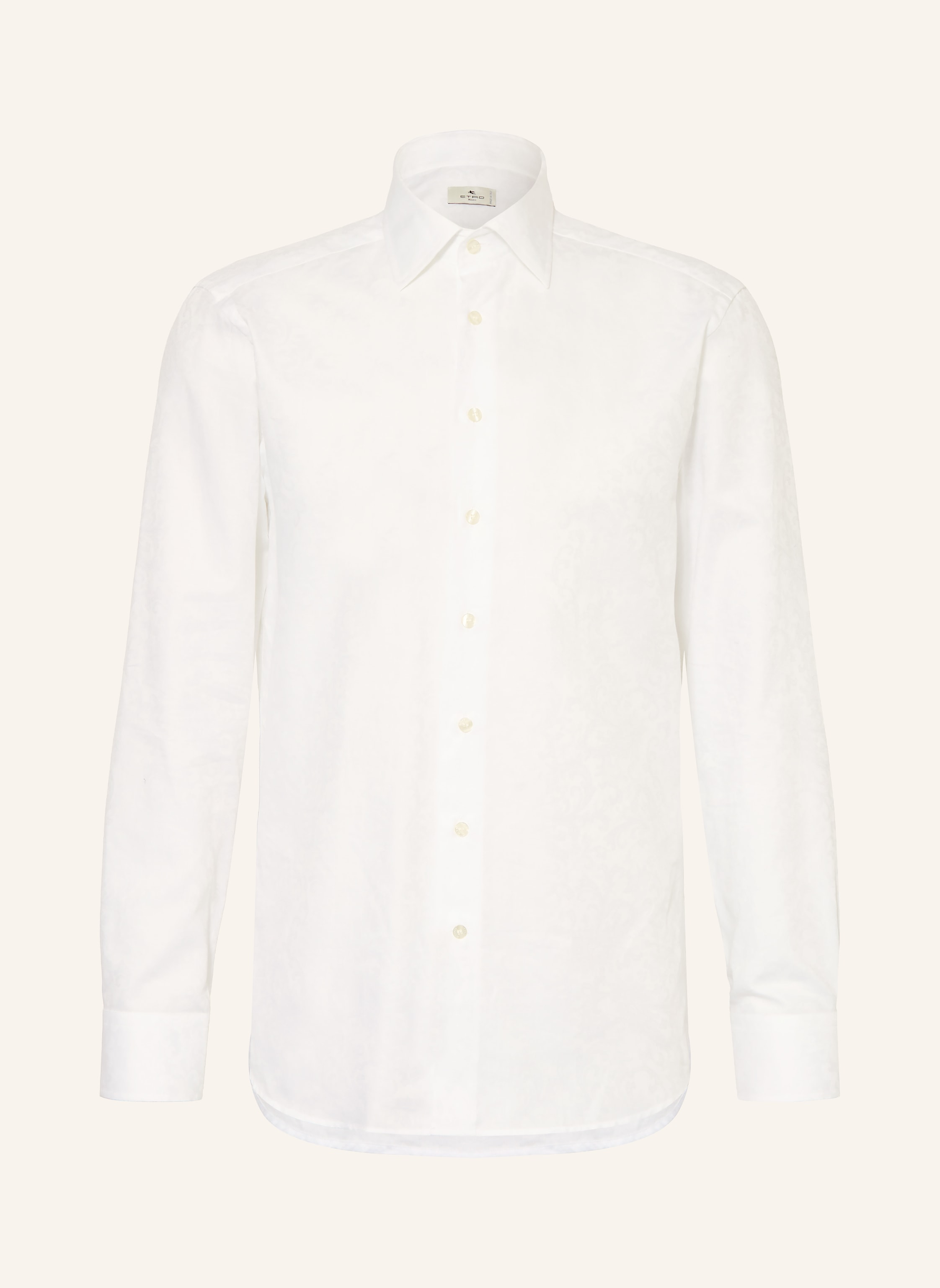 Etro Etro Jacquard-Hemd Slim Fit weiss in WEISS