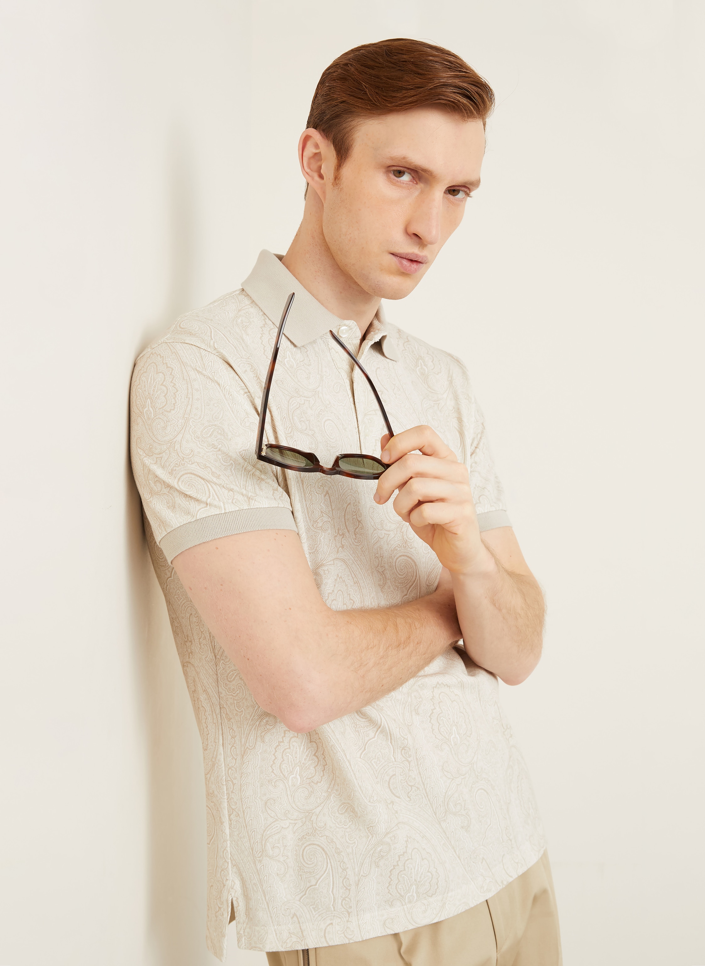 Thumbnail - Etro Piqué-Poloshirt weiss