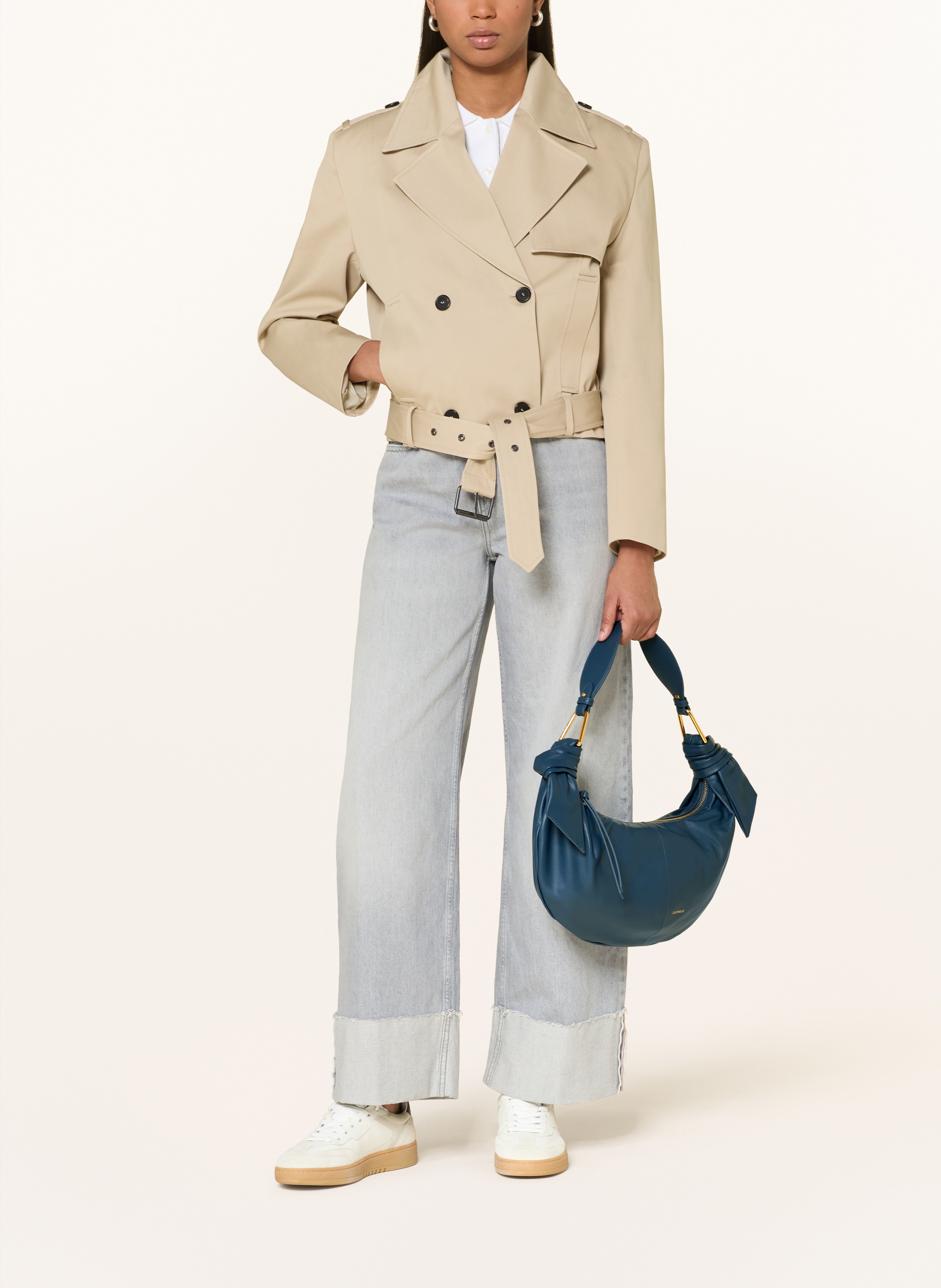 Thumbnail - Coccinelle Schultertasche blau