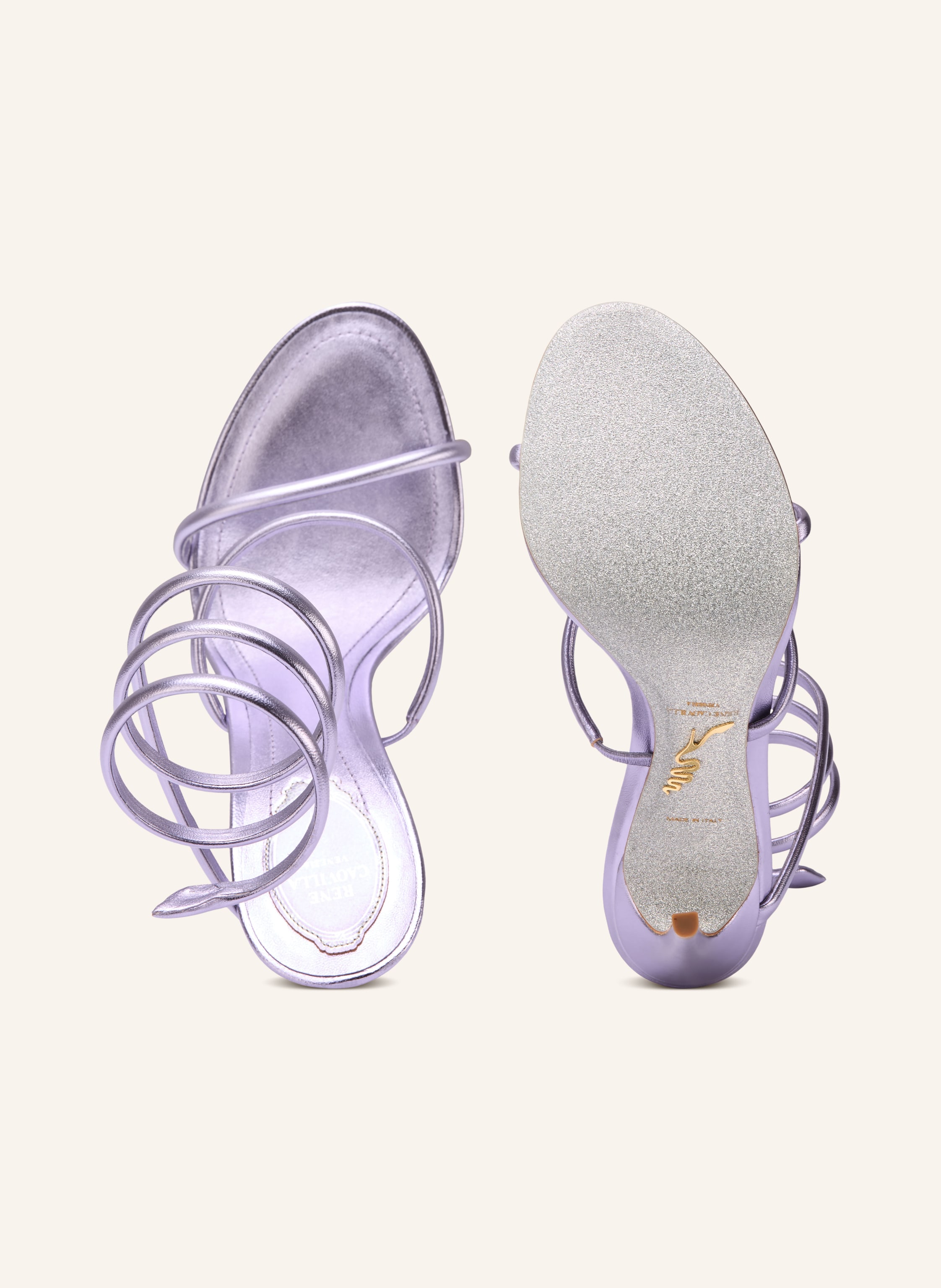 Thumbnail - Rene Caovilla Sandaletten Cleo lila