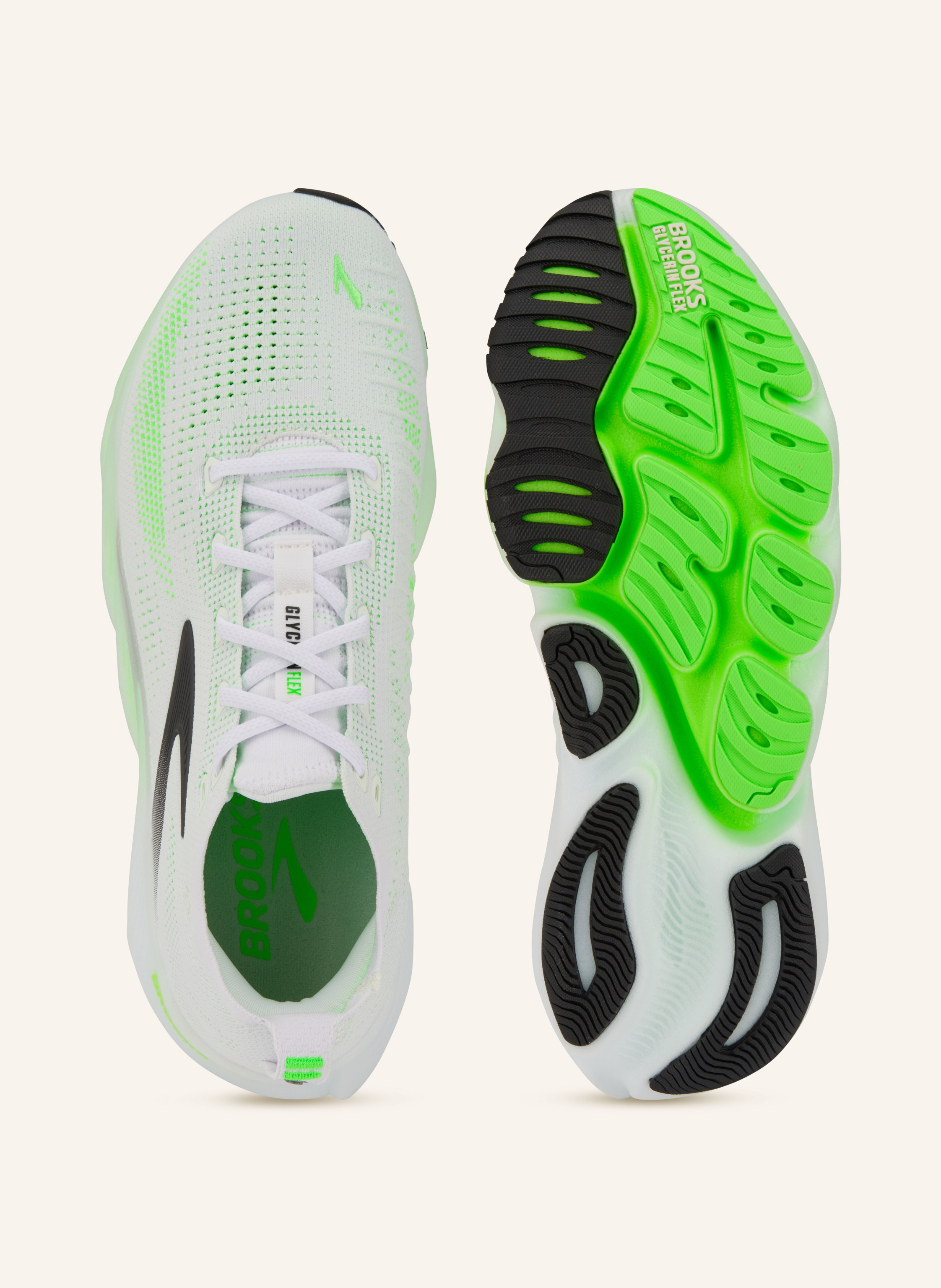 Thumbnail - Brooks Laufschuhe Glycerin Flex weiss