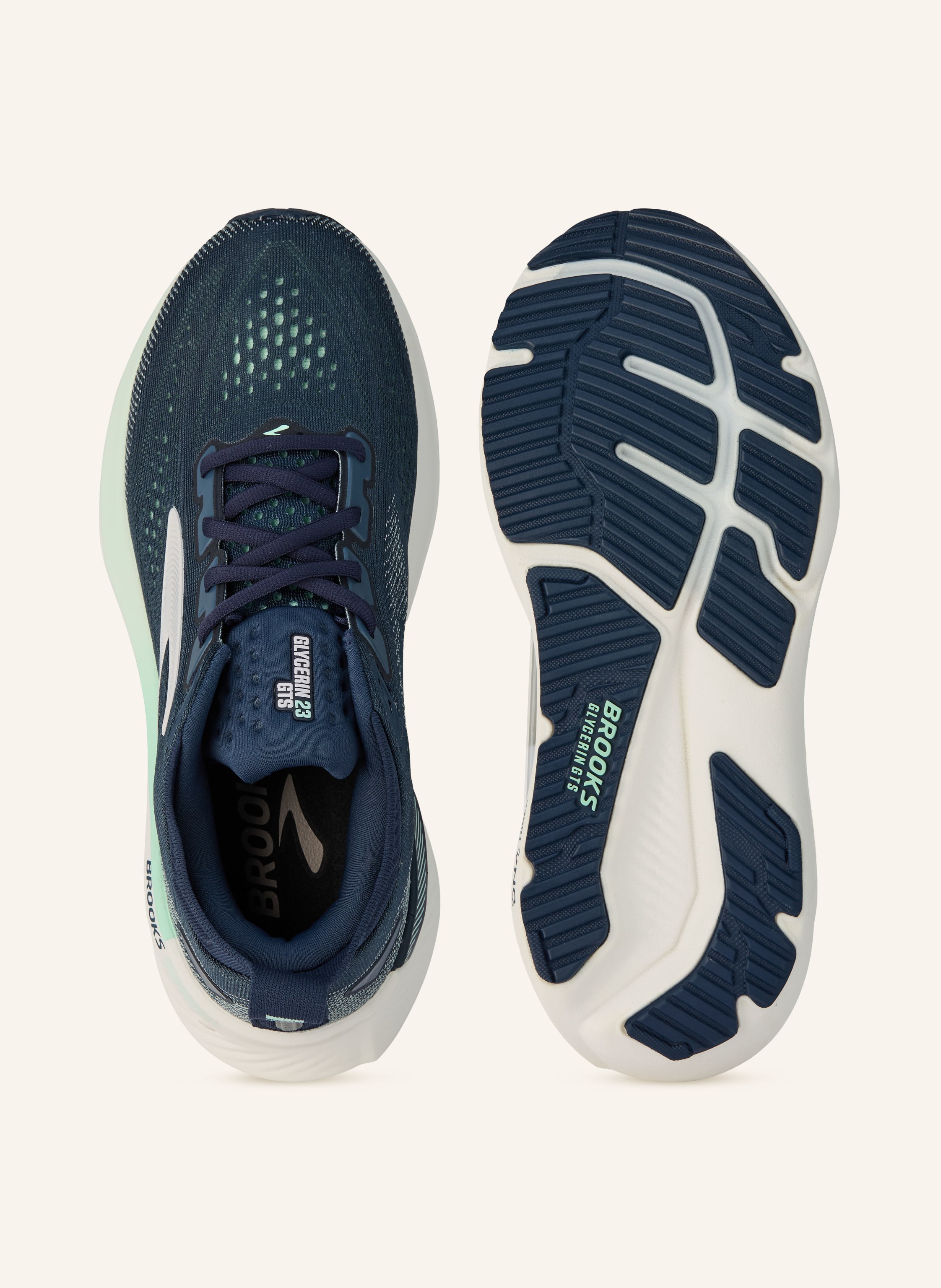 Thumbnail - Brooks Laufschuhe Glycerin Gts 23 blau