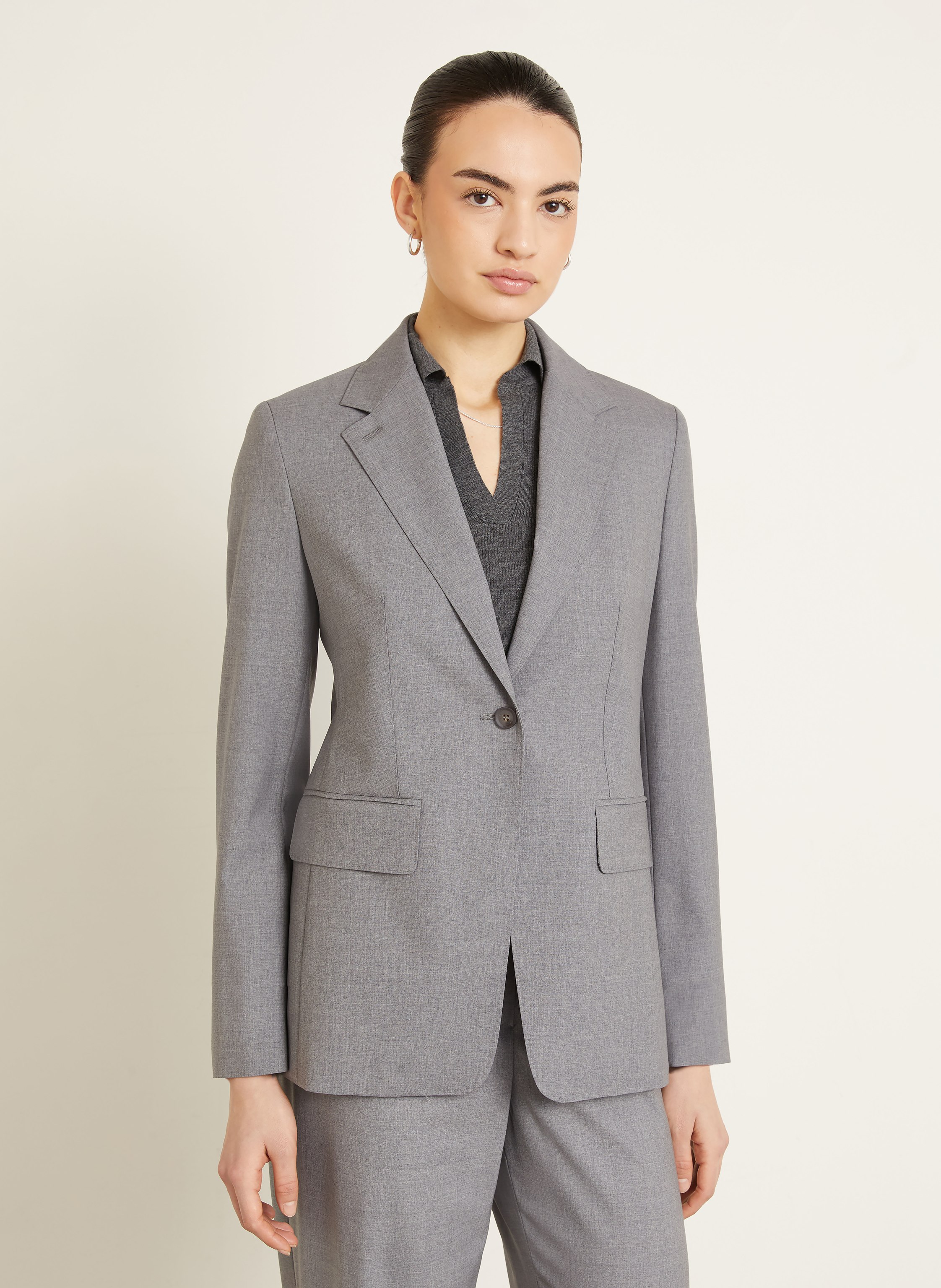 Thumbnail - Max Mara Blazer Circense grau