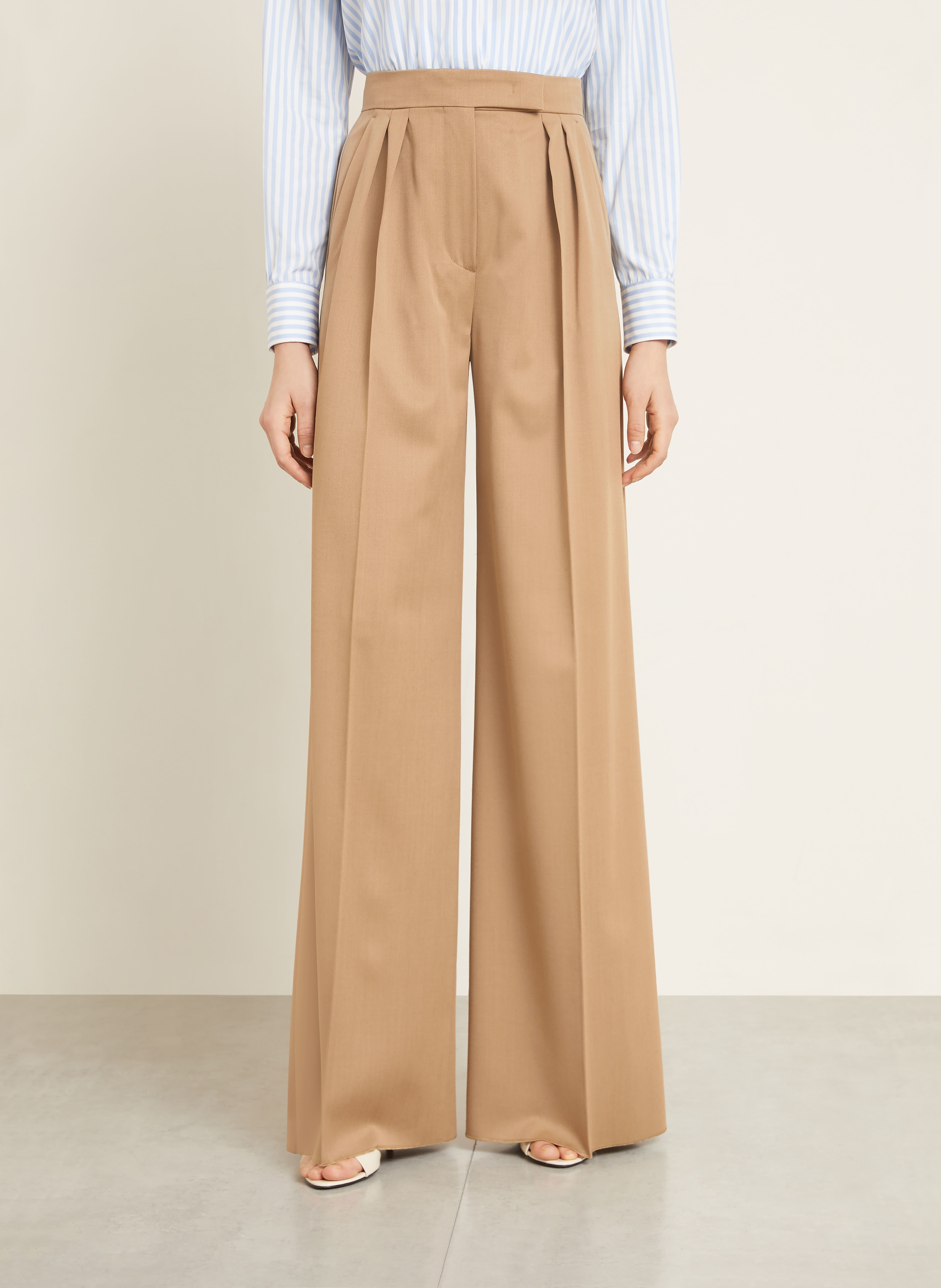Thumbnail - Max Mara Marlenehose Quorum beige
