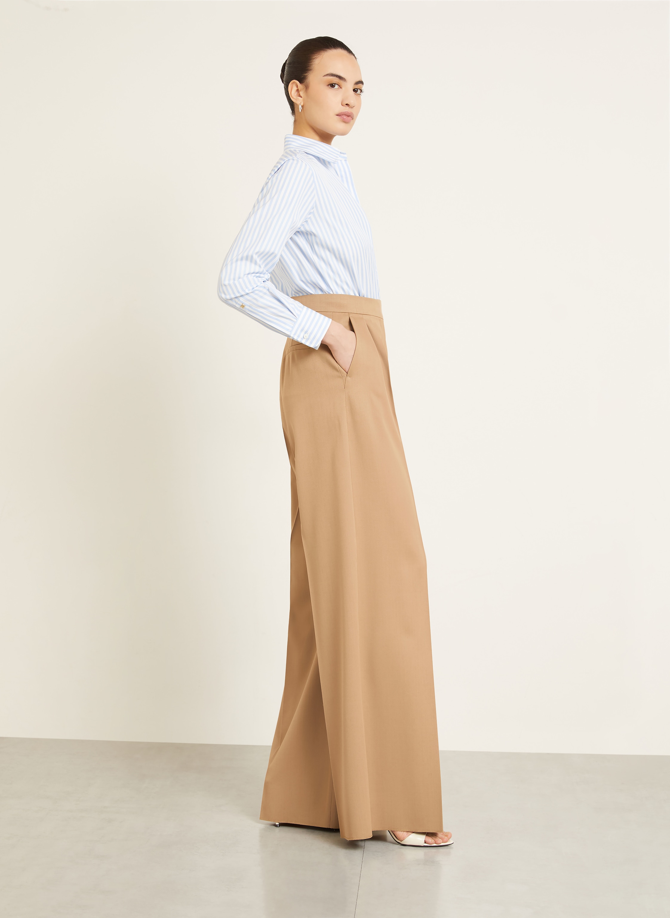 Thumbnail - Max Mara Marlenehose Quorum beige