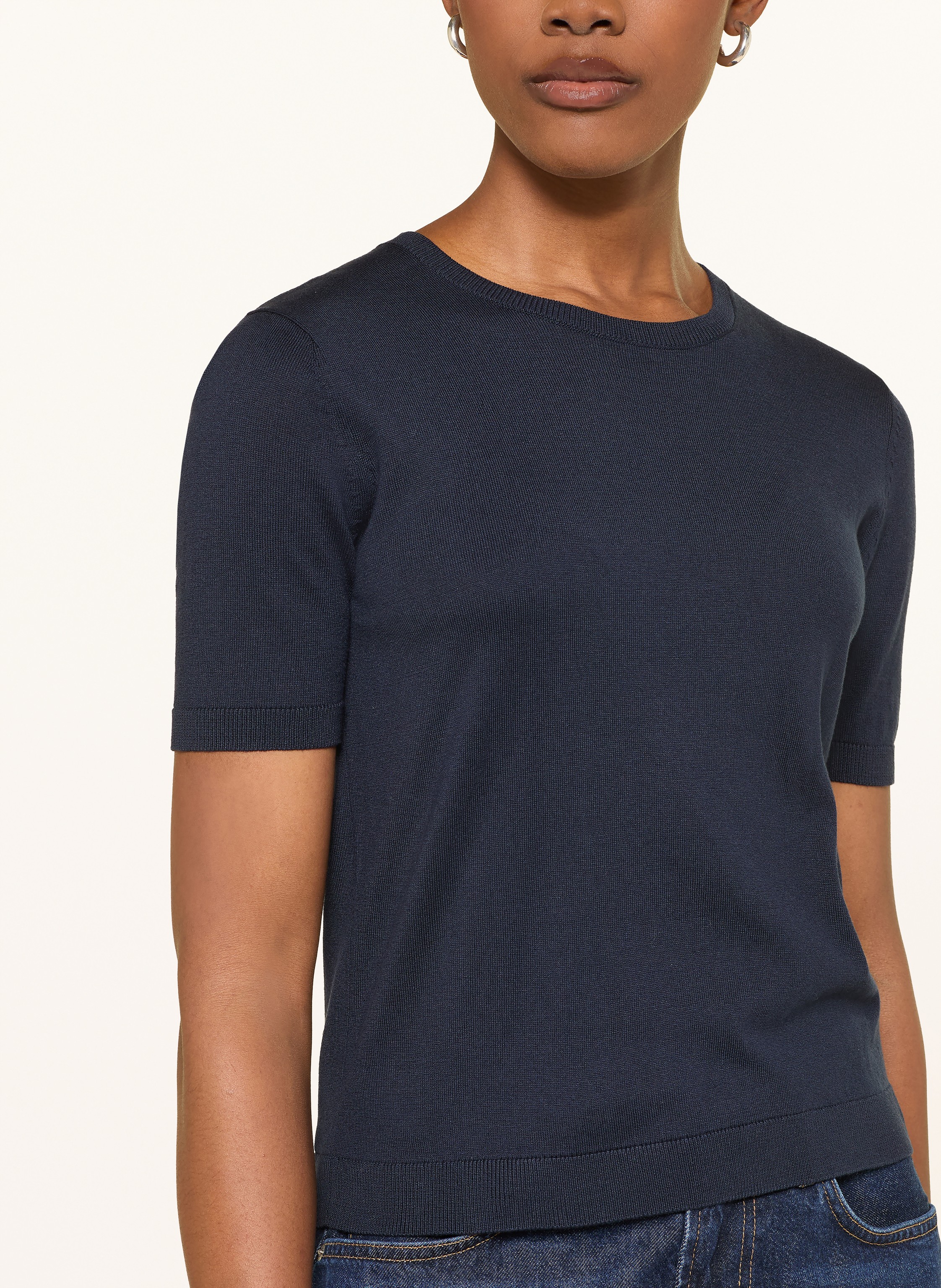 Thumbnail - Weekend Max Mara Strickshirt Gabarra Mit Seide blau