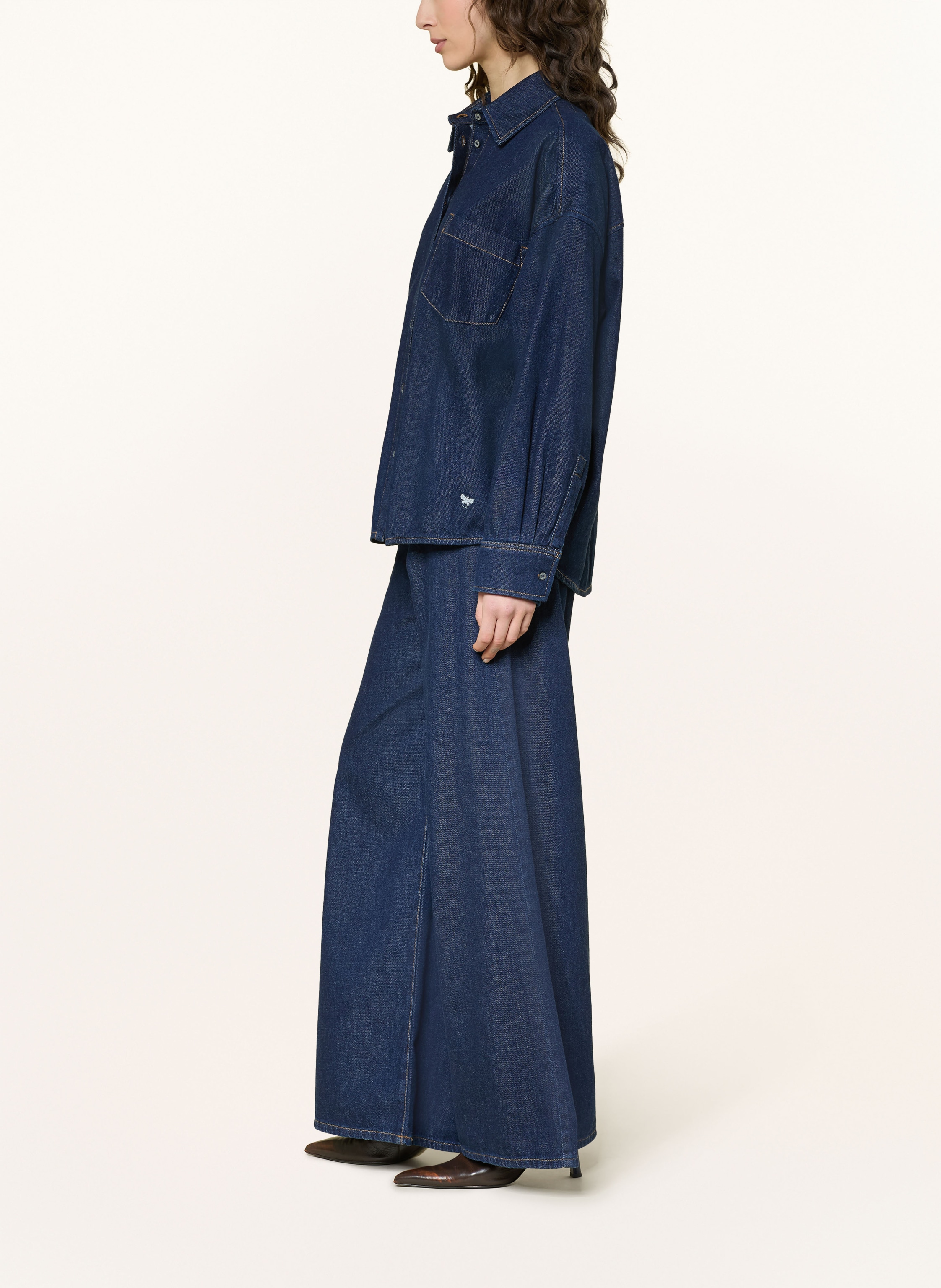 Thumbnail - Weekend Max Mara Wide Leg Jeans Vega blau