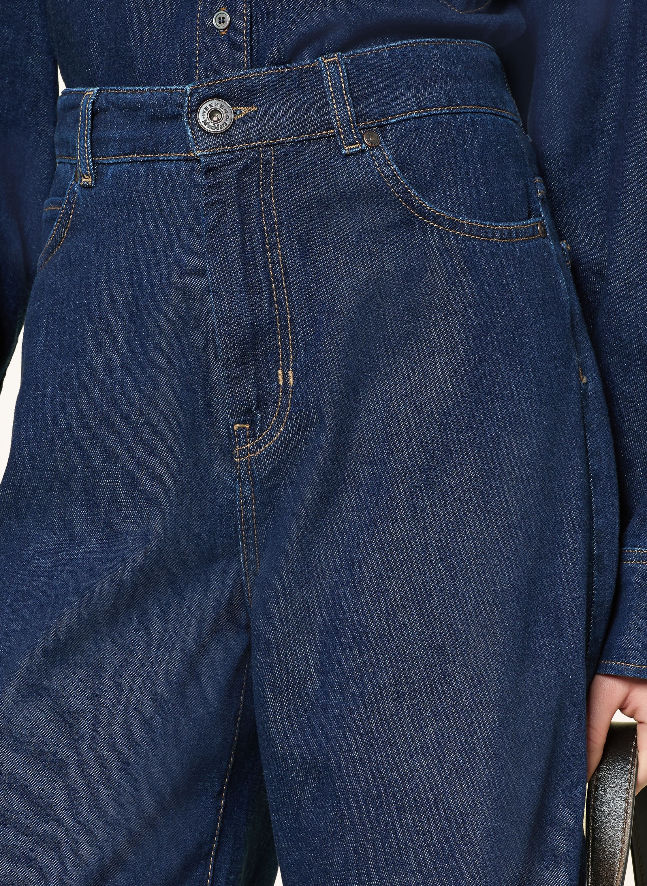 Thumbnail - Weekend Max Mara Wide Leg Jeans Vega blau