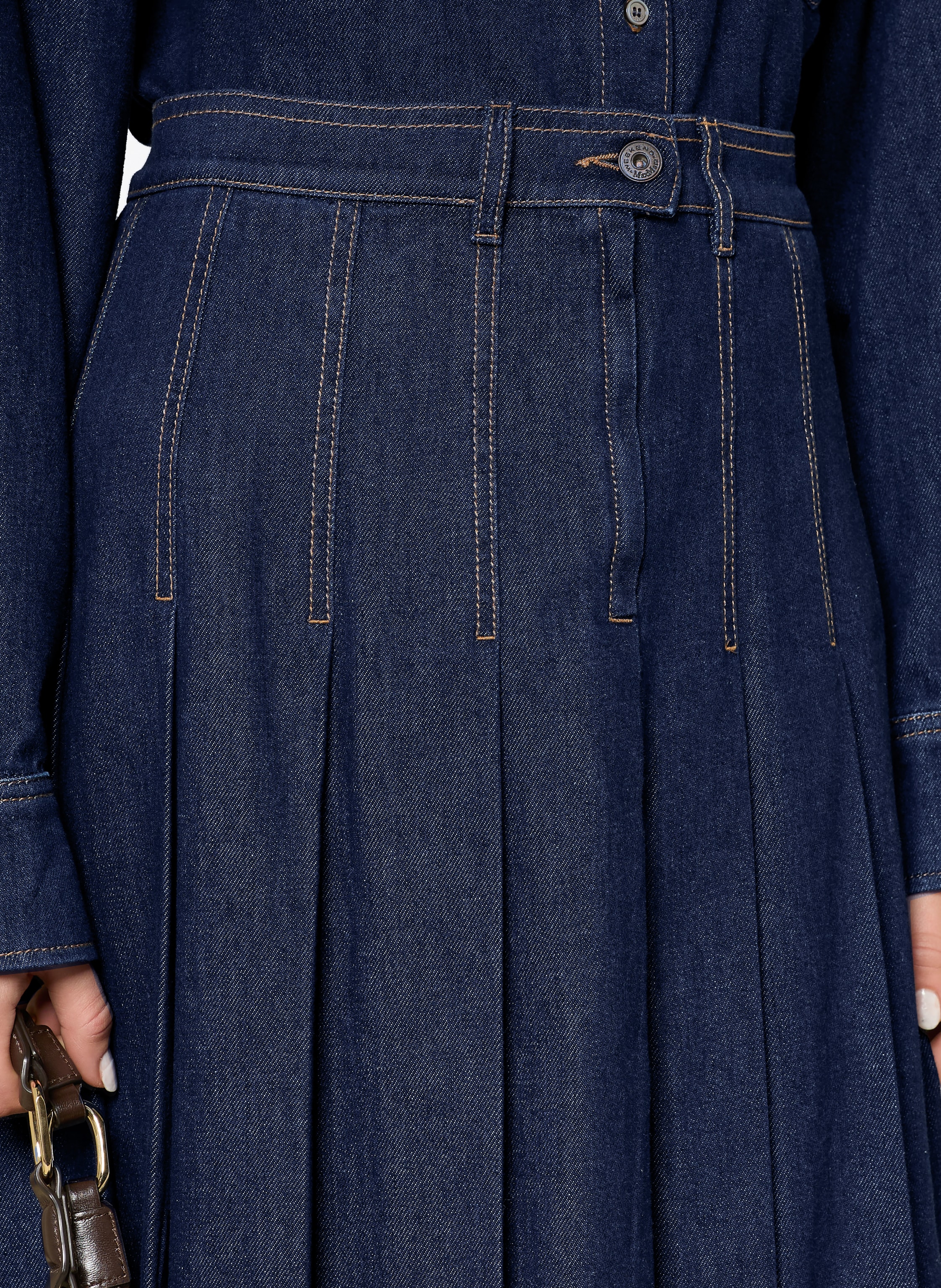 Thumbnail - Weekend Max Mara Jeansrock Ovale blau