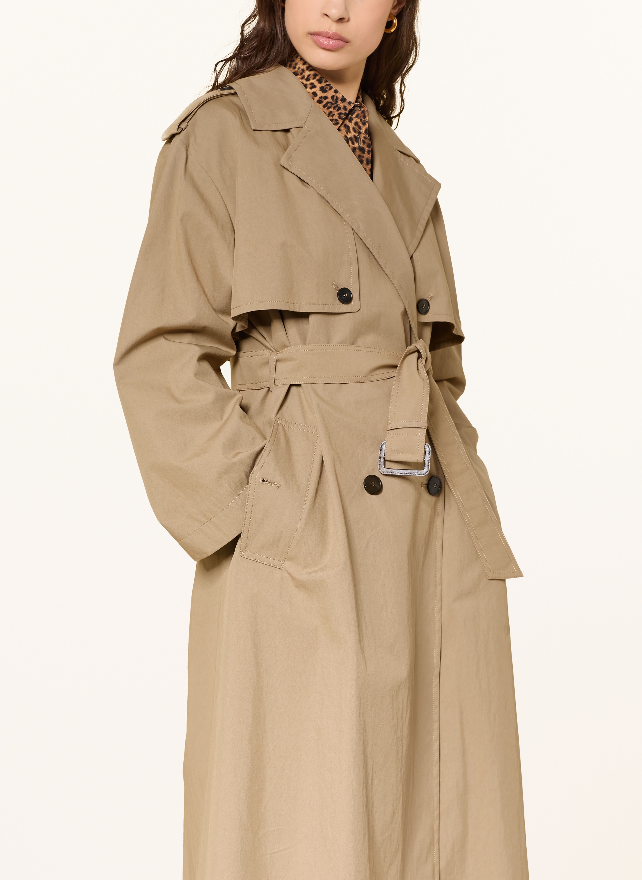 Thumbnail - Weekend Max Mara Oversized-Trenchcoat Giunchi braun
