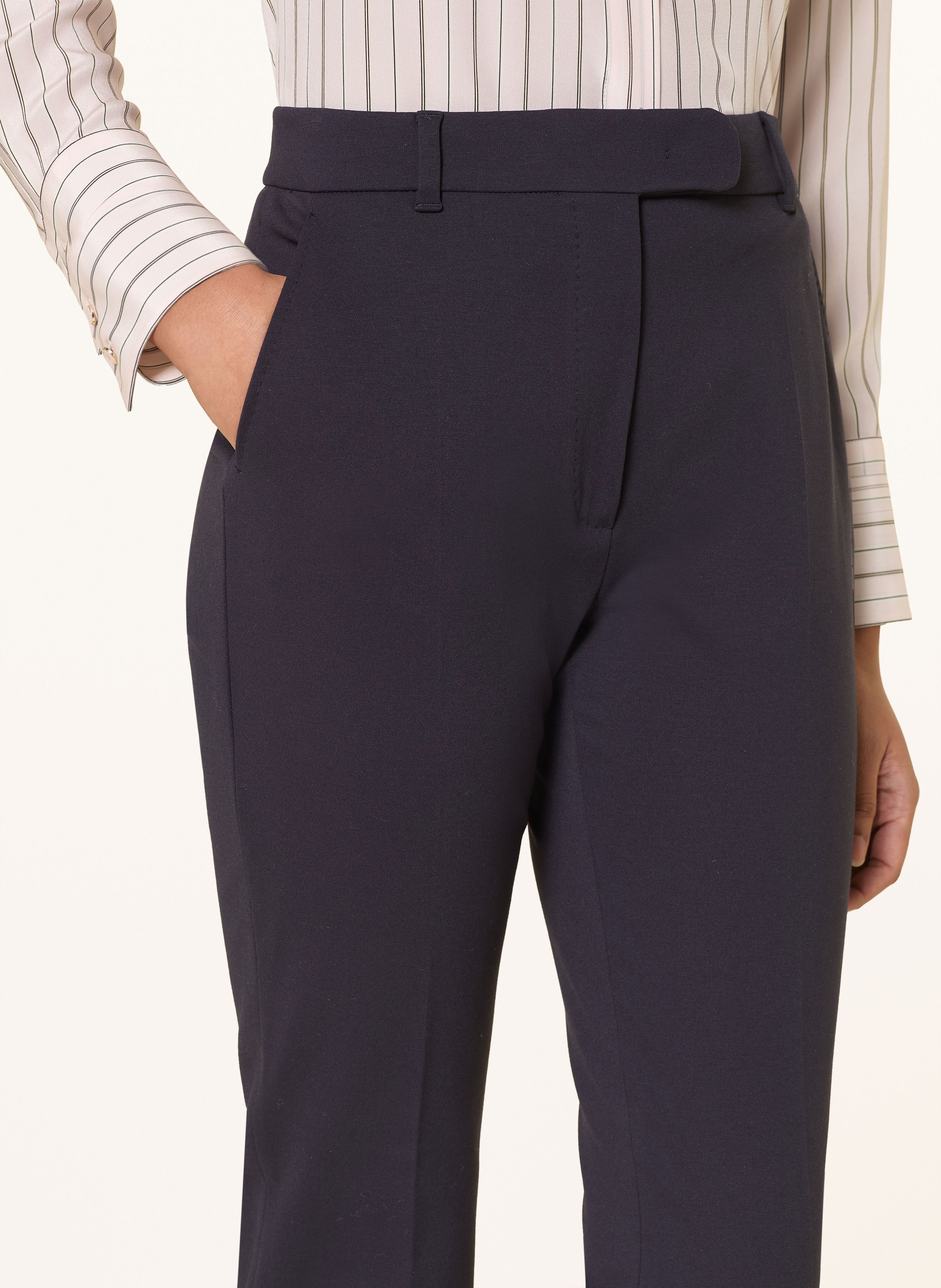 Thumbnail - Max Mara Studio Jerseyhose Casa blau
