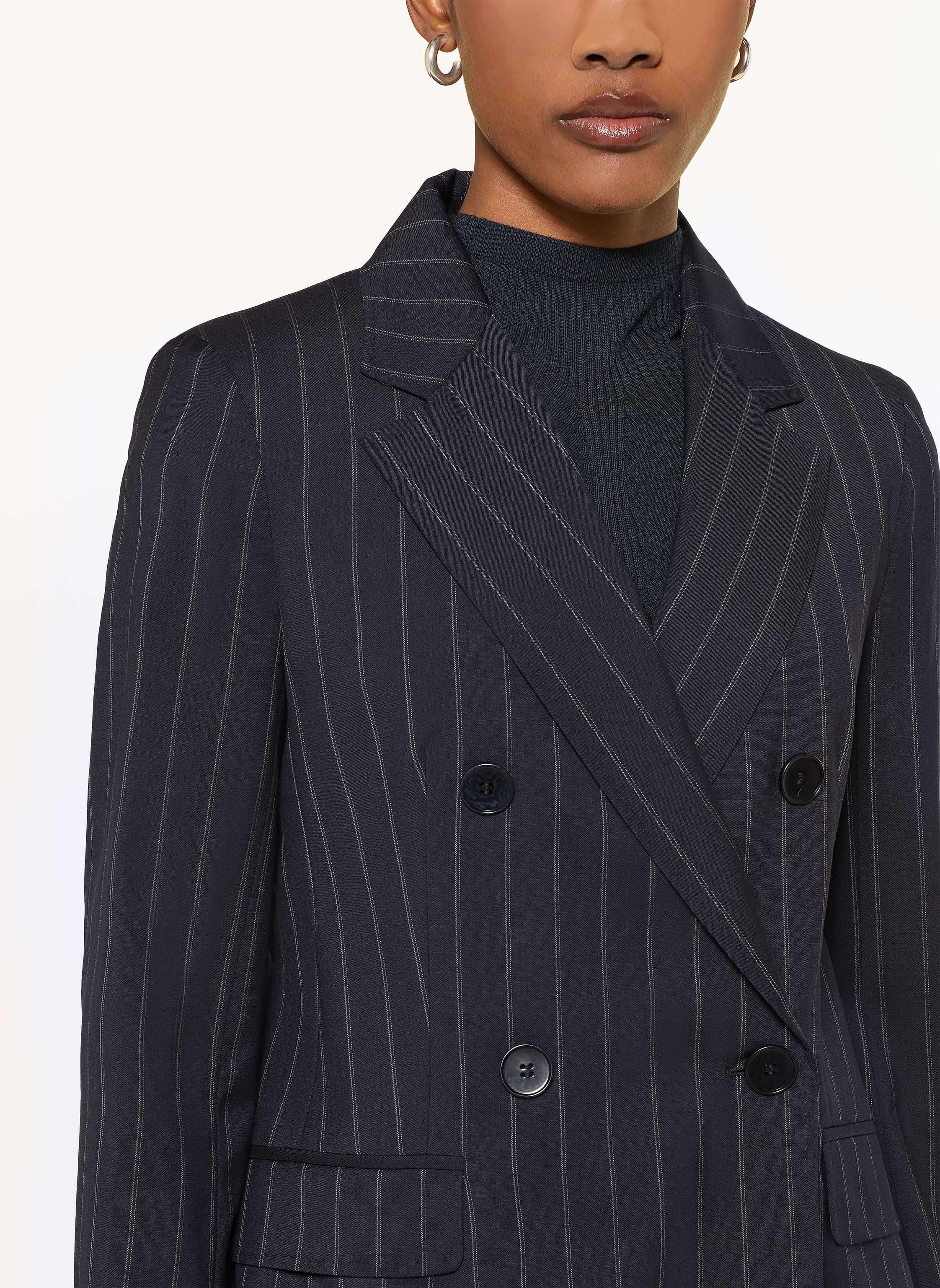 Thumbnail - Max Mara Studio Blazer Onagro Aus Schurwolle blau