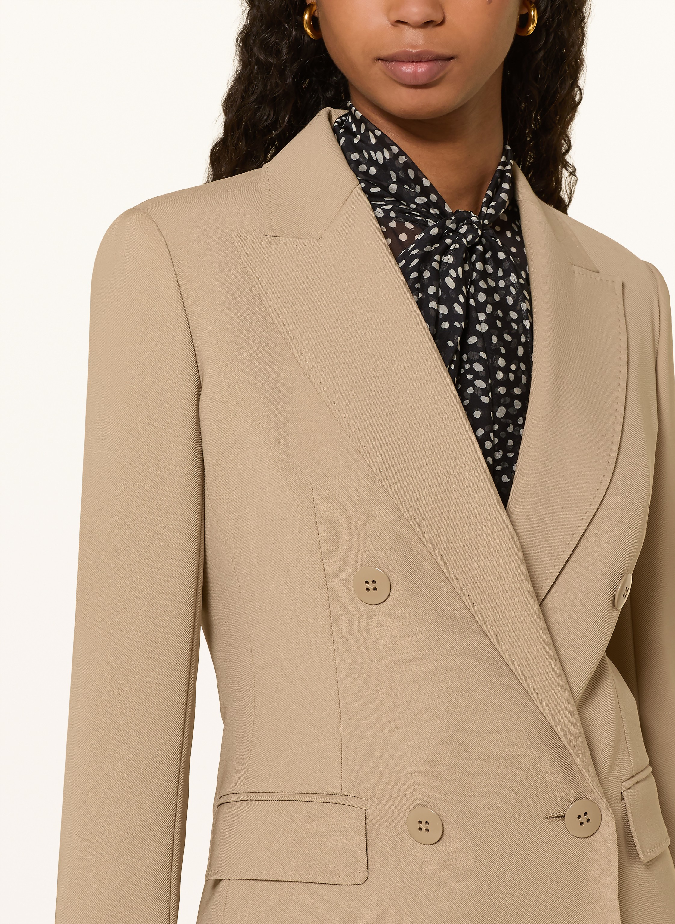 Thumbnail - Max Mara Studio Blazer Grembo beige